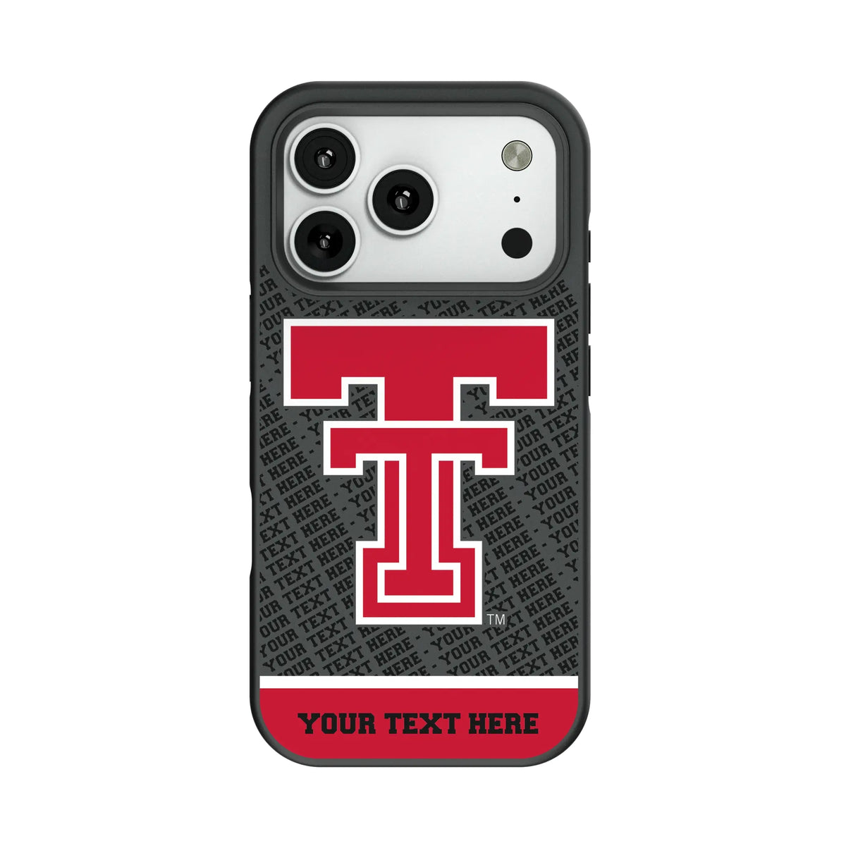 Texas Tech Red Raiders Personalized EndZone Plus Bump Phone Case for Apple iPhone
