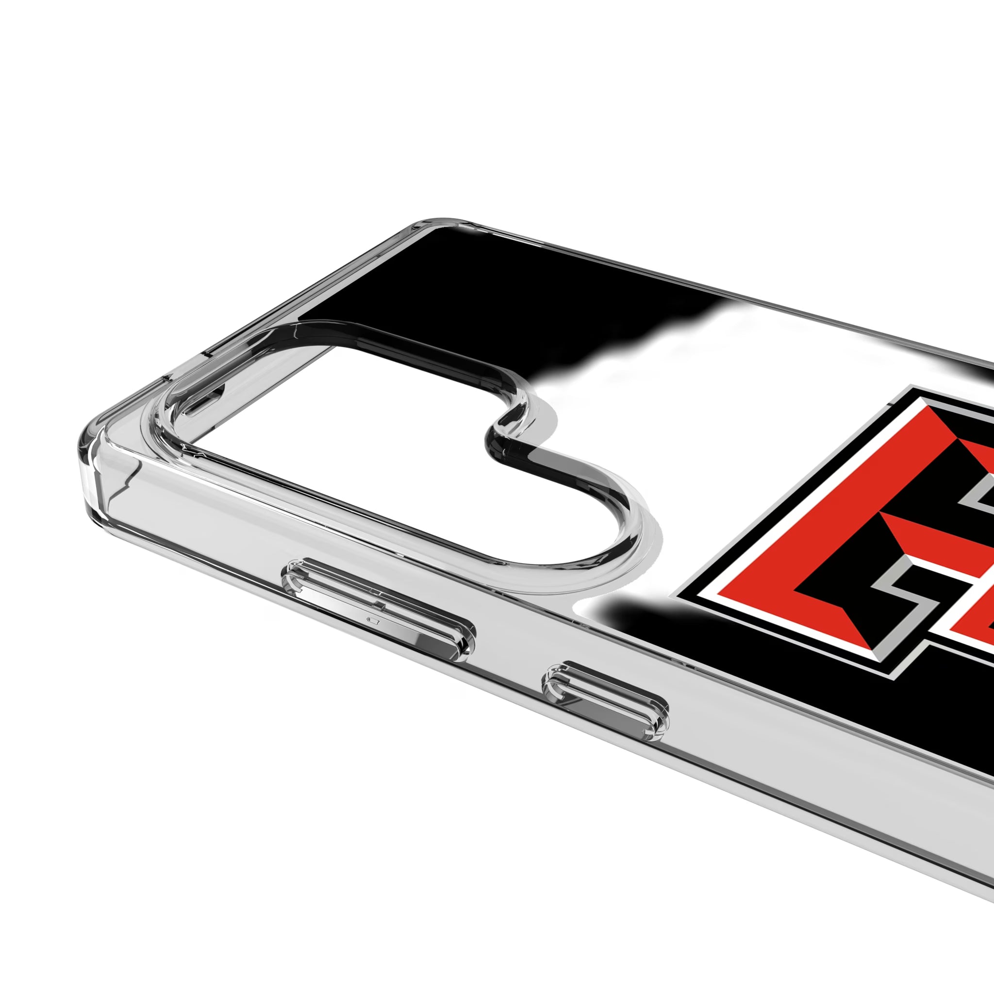 Texas Tech Red Raiders Personalized EndZone Plus Galaxy Clear Phone Case for Samsung Galaxy - Detail