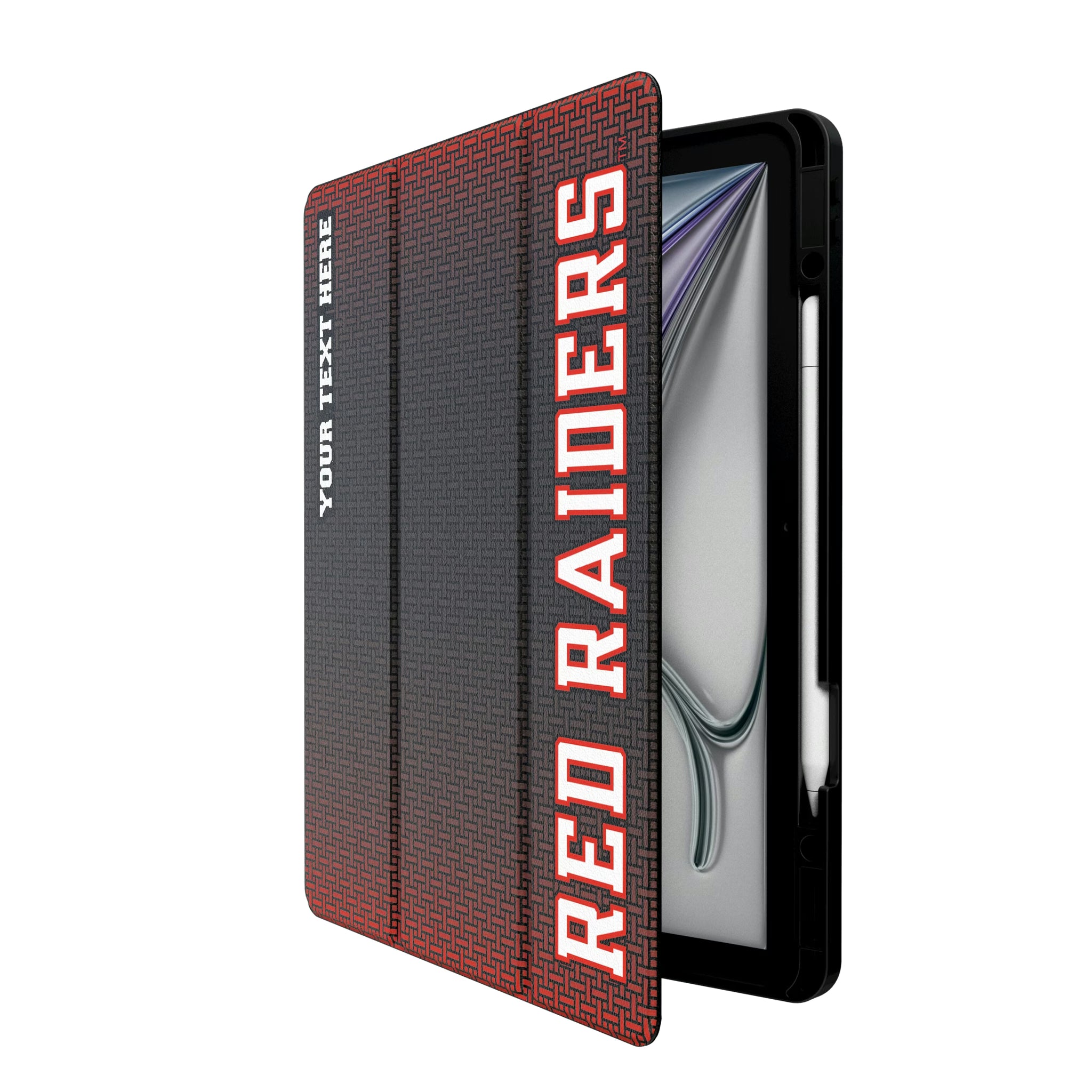 Texas Tech Red Raiders Personalized Linen iPad Tablet Case for Apple iPad