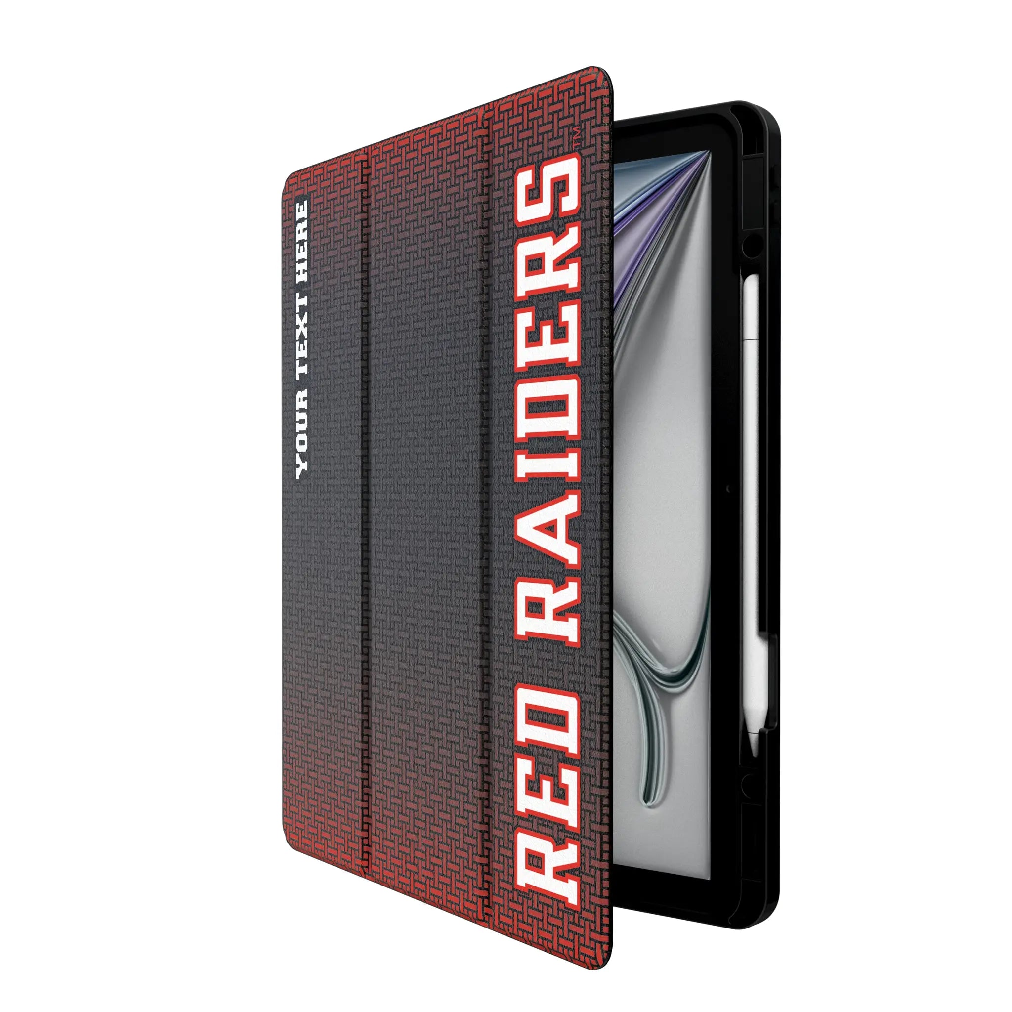 Texas Tech Red Raiders Personalized Linen iPad Tablet Case for Apple iPad