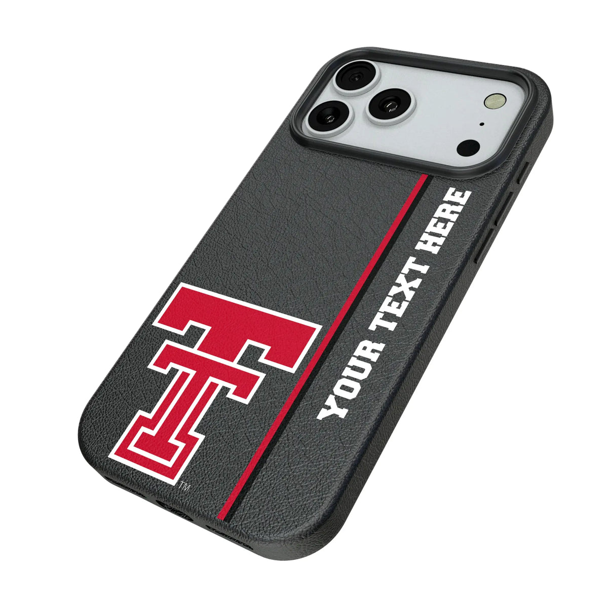 Texas Tech Red Raiders Personalized Sidebard iPhone MagSafe Compatible Phone Case for Apple iPhone - Isometric View#Device_iPhone 18 Pro Max