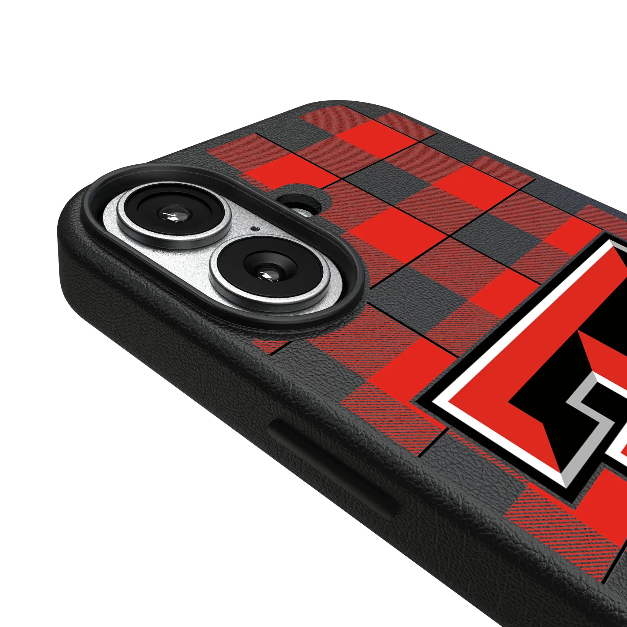 Texas Tech Red Raiders Plaid iPhone MagSafe Compatible Phone Case for Apple iPhone - Detail#Device_iPhone 17