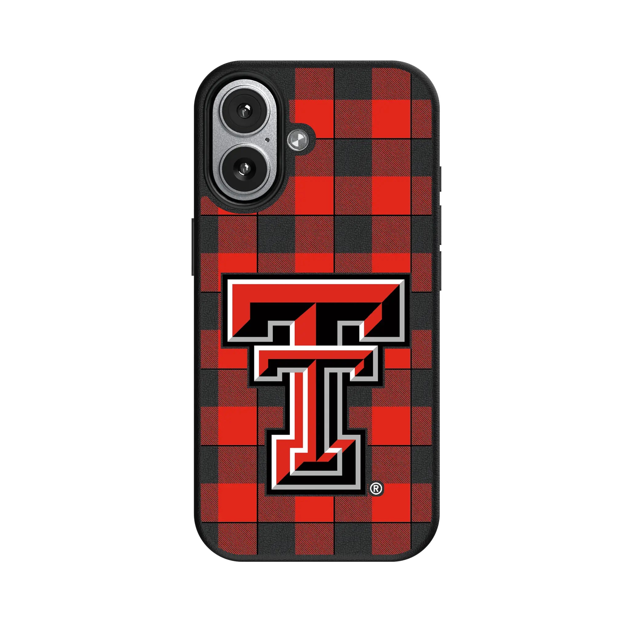 Texas Tech Red Raiders Plaid iPhone MagSafe Compatible Phone Case for Apple iPhone#Device_iPhone 17