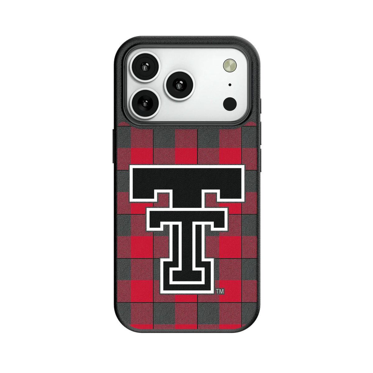 Texas Tech Red Raiders Plaid MagSafe Compatible Phone Case for Apple iPhone
