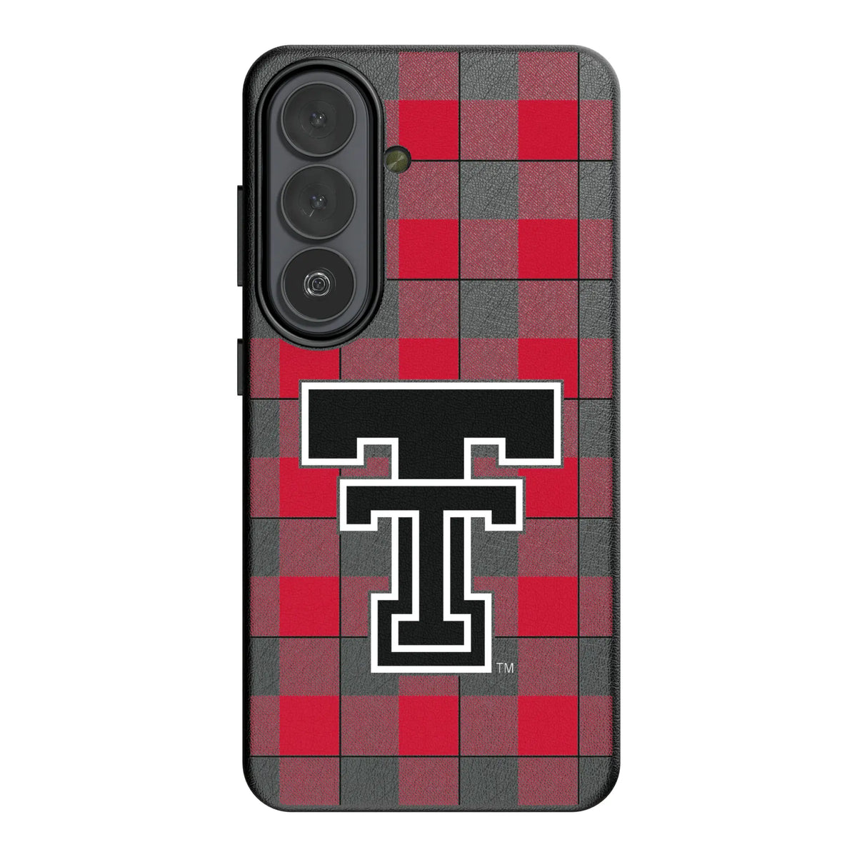 Texas Tech Red Raiders Plaid Galaxy MagSafe Compatible Phone Case for Samsung Galaxy#Device_Galaxy S26