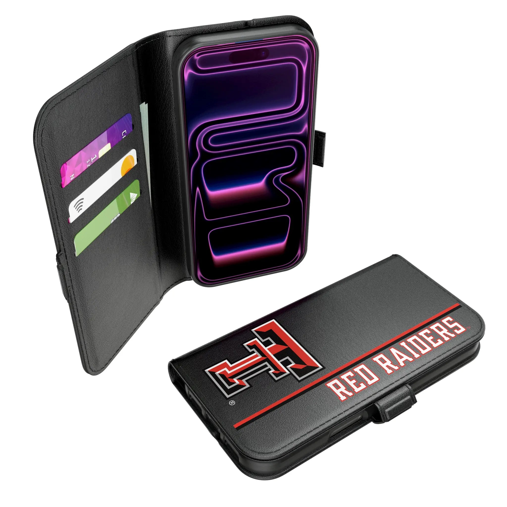 Texas Tech Red Raiders Sidebar iPhone Folio Phone Case for Apple iPhone#Device_iPhone 17 Pro