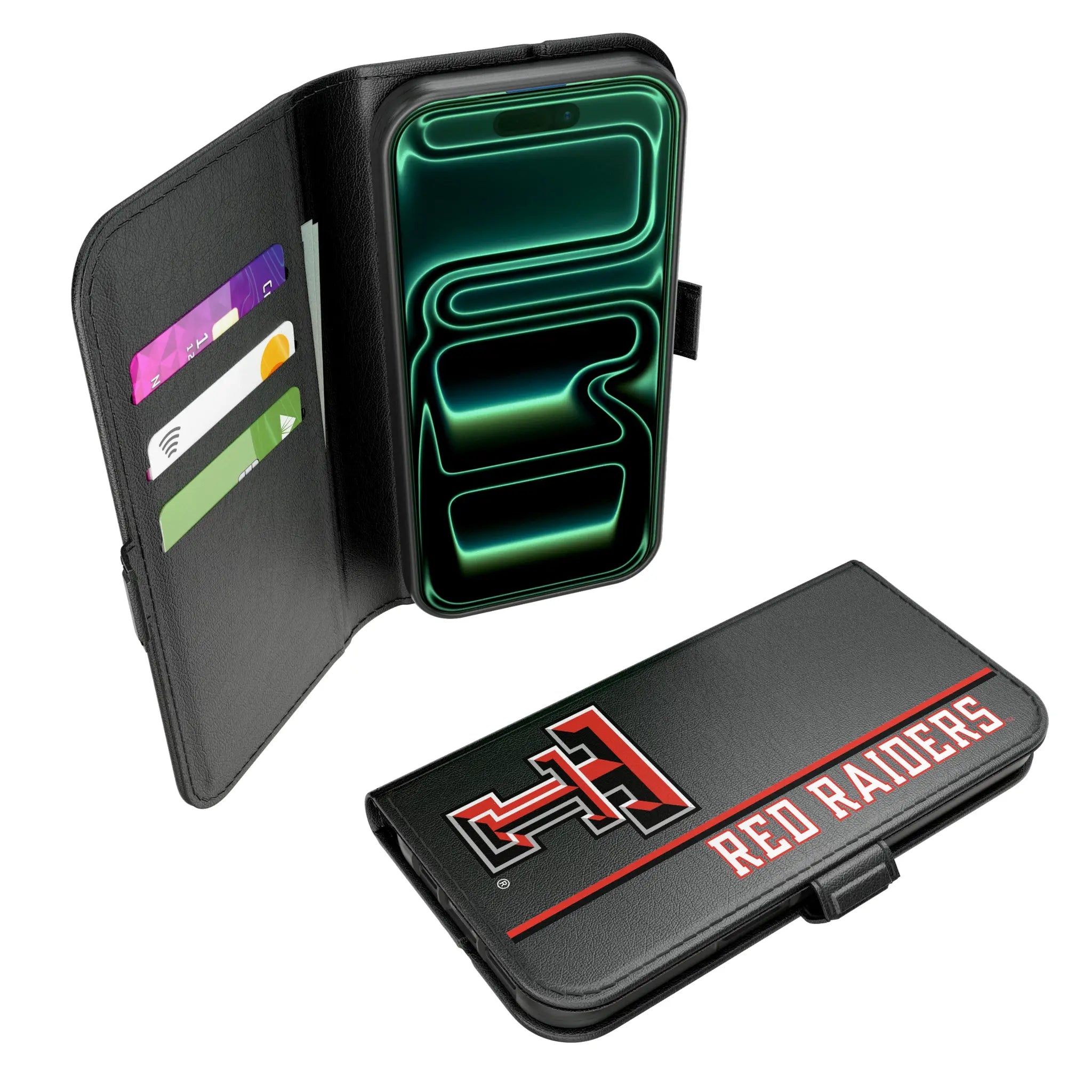 Texas Tech Red Raiders Sidebar iPhone Folio Phone Case for Apple iPhone#Device_iPhone 17