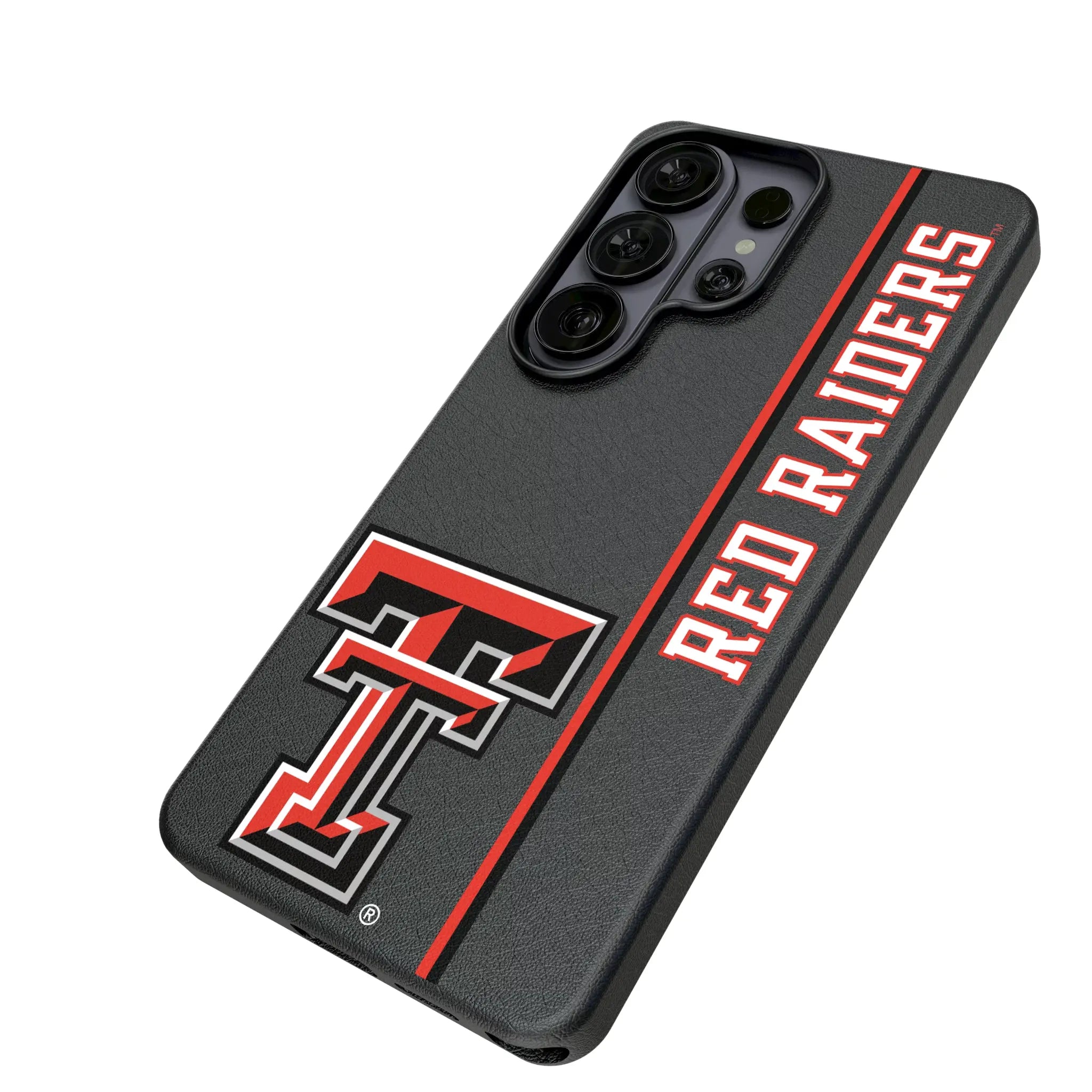 Texas Tech Red Raiders Sidebar Galaxy MagSafe Compatible Phone Case for Samsung Galaxy - Isometric View#Device_Galaxy S26 Ultra