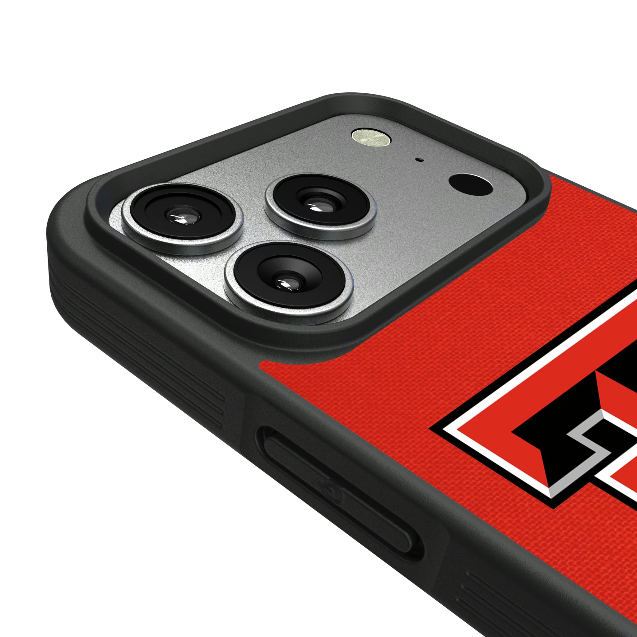 Texas Tech Red Raiders Solid iPhone Bump Phone Case for Apple iPhone - Detail#Device_iPhone 17 Pro