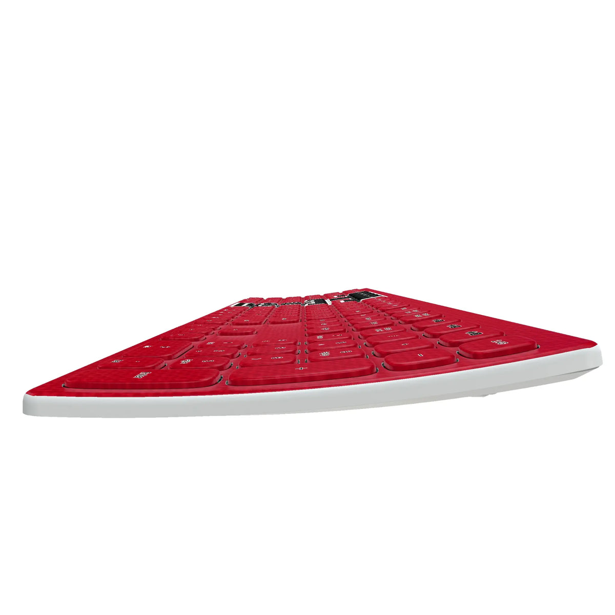 Texas Tech Red Raiders Solid KKB605 Curved Wireless Keyboard