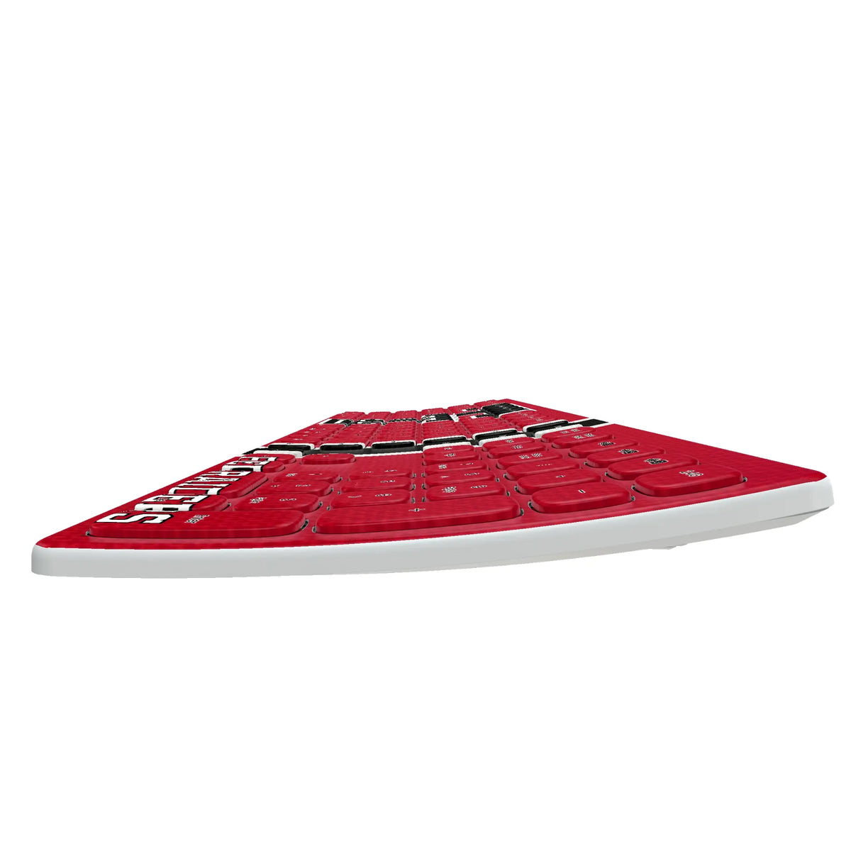 Texas Tech Red Raiders Stripe KKB605 Curved Wireless Keyboard