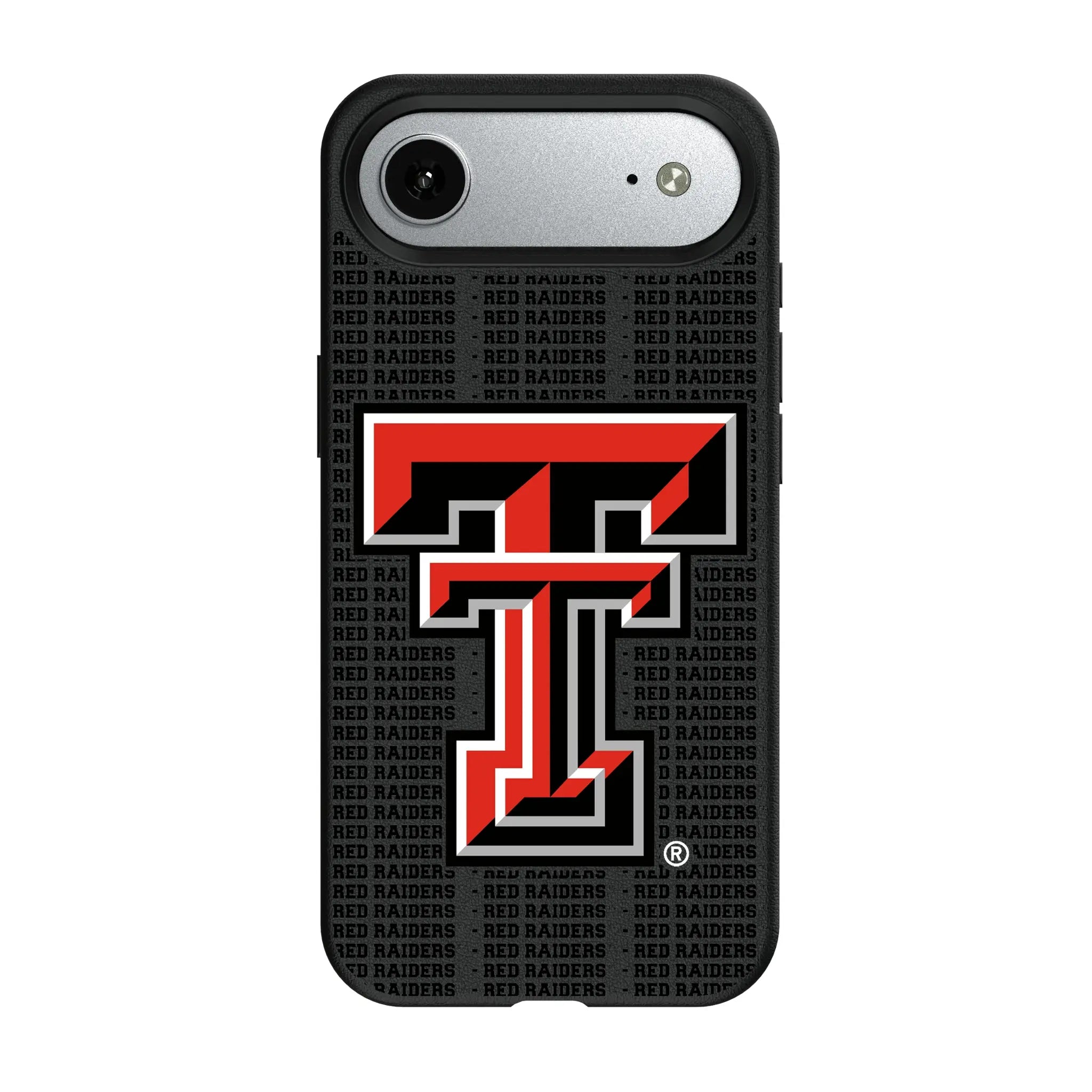 Texas Tech Red Raiders Text Backdrop iPhone MagSafe Compatible Phone Case for Apple iPhone#Device_iPhone Air