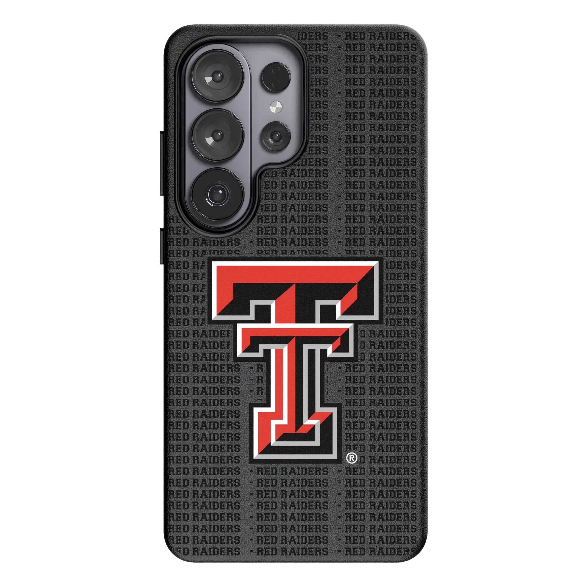 Texas Tech Red Raiders Text Backdrop Galaxy MagSafe Compatible Phone Case for Samsung Galaxy#Device_Galaxy S26 Ultra