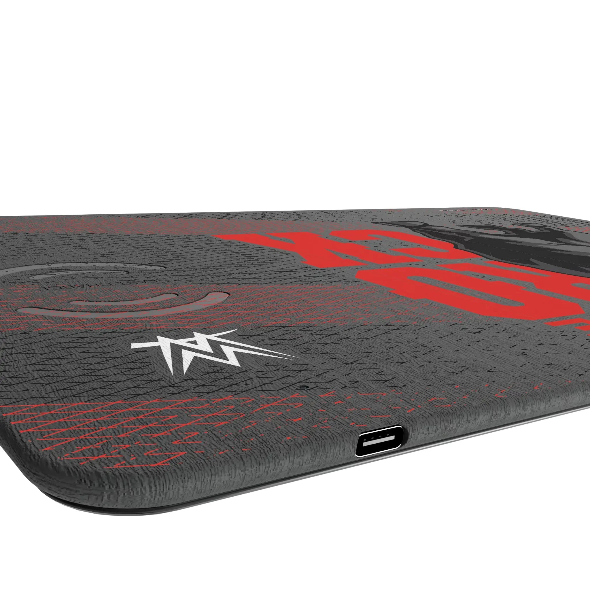 The Rock Steel 15-Watt Wireless Charger and Mouse Pad