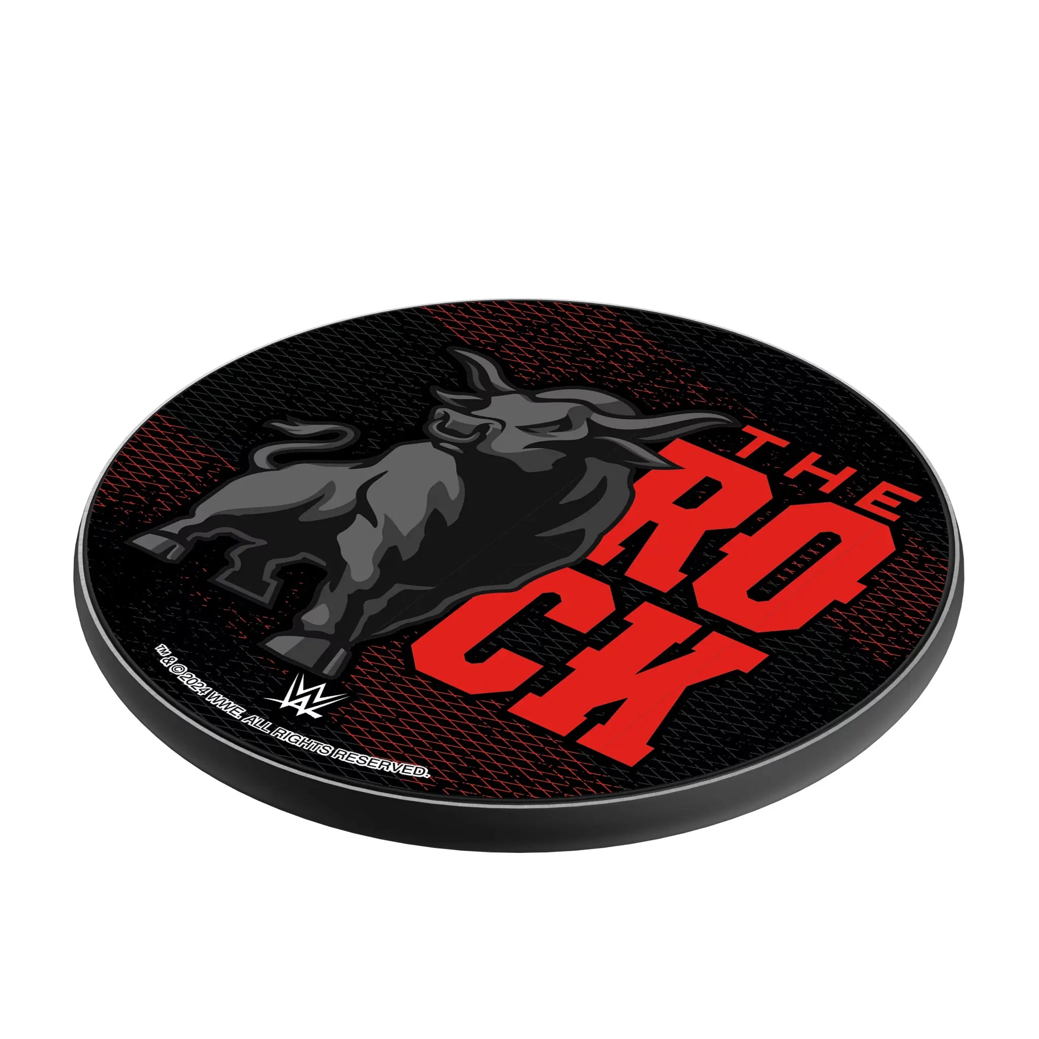 The Rock Steel 15-Watt Wireless Charger - Isometric View