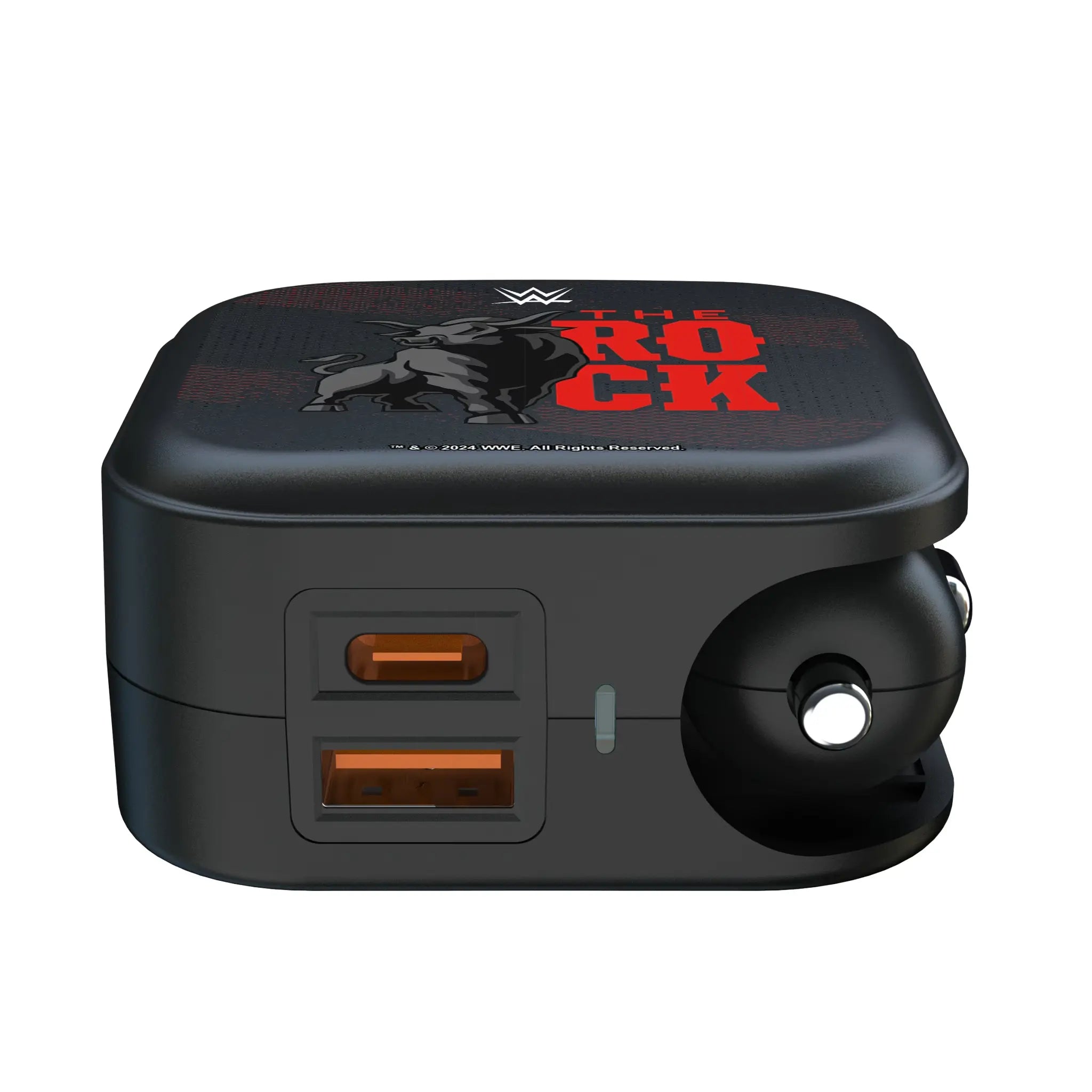 The Rock Steel 2 in 1 USB A/C Charger
