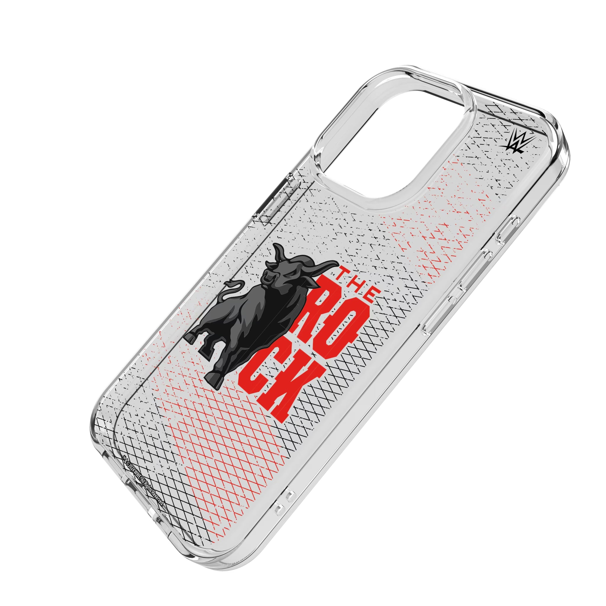 The Rock Steel iPhone Clear Phone Case for Apple iPhone - Isometric View