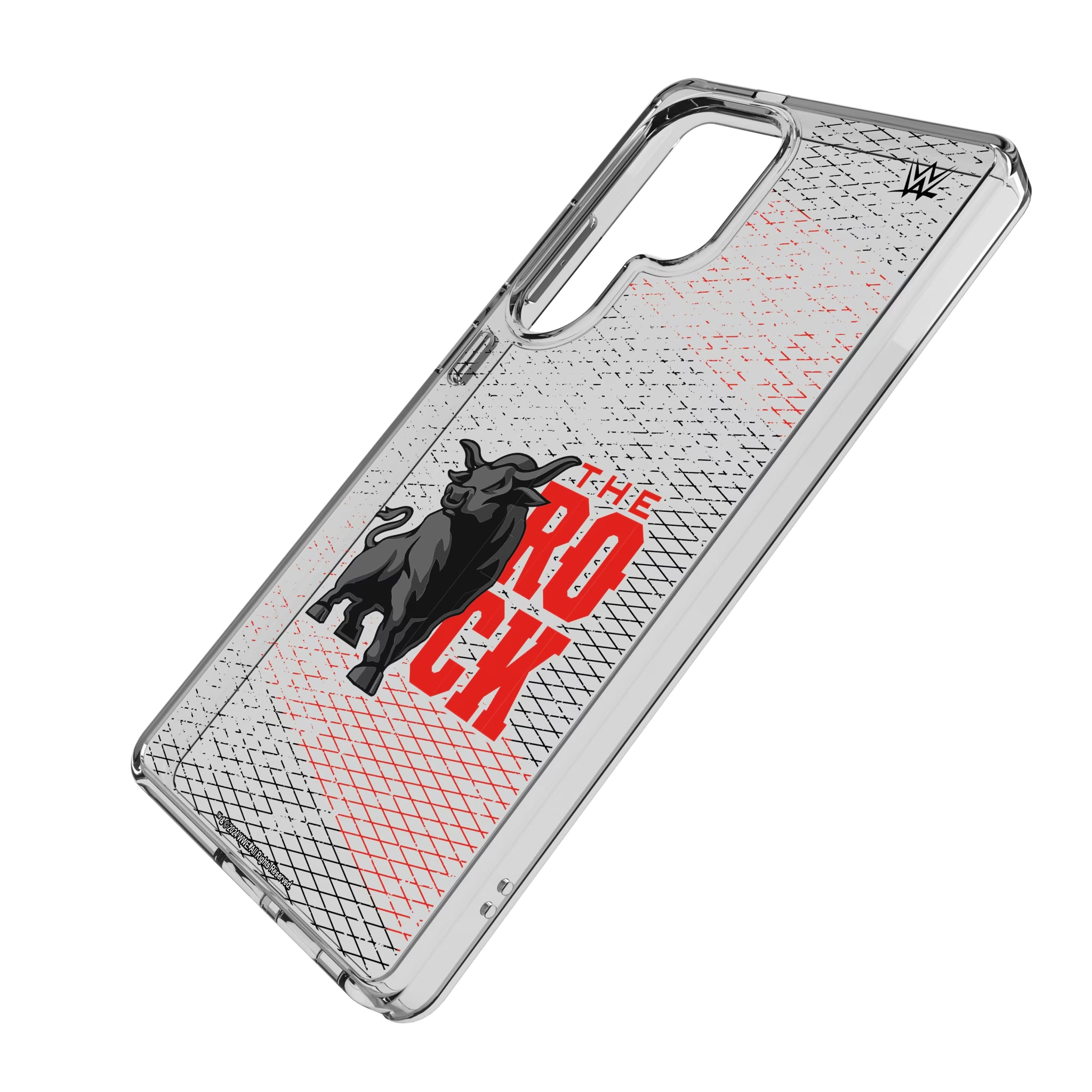 The Rock Steel Galaxy Clear Phone Case for Samsung Galaxy - Isometric View