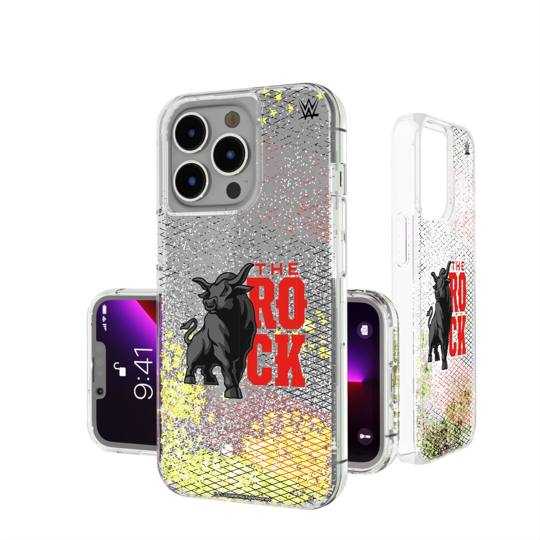 The Rock Steel iPhone Glitter Phone Case for Apple iPhone