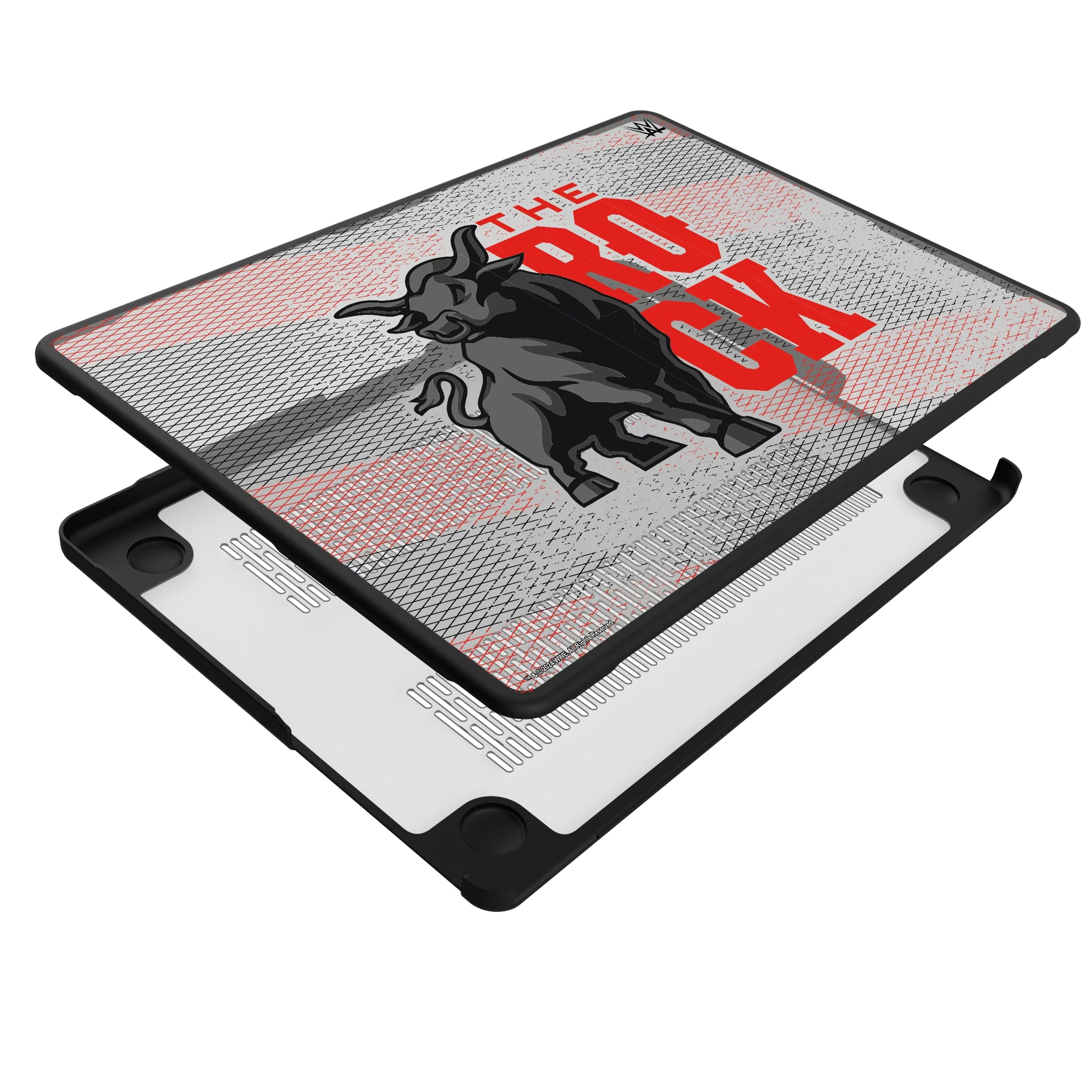 The Rock Steel MacBook Laptop Case for Apple MacBook - Isometric View#Device_MacBook Pro (14-inch, 2021) / MacBook Pro (14-inch, 2023) / MacBook Pro (14-inch, 2024)