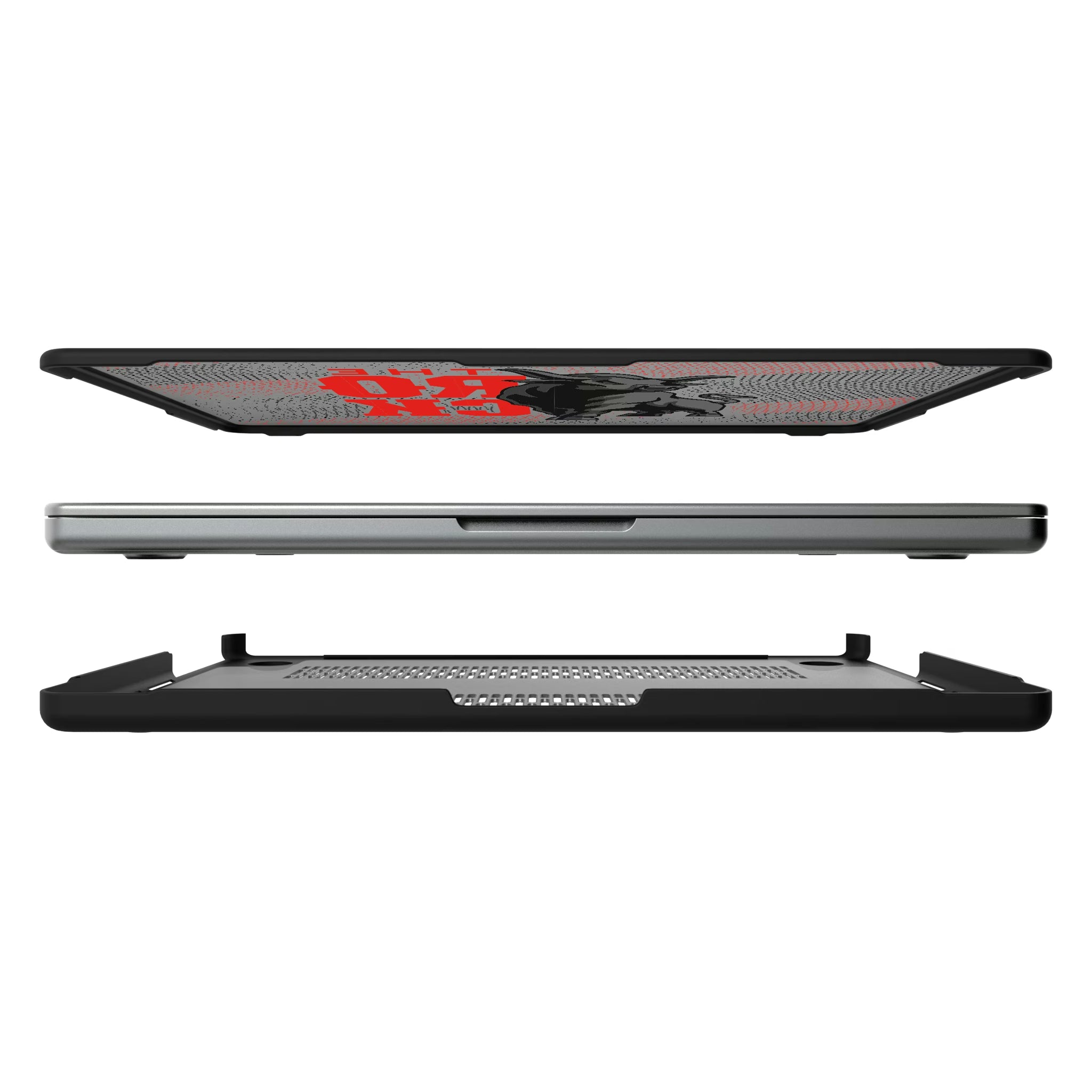 The Rock Steel MacBook Laptop Case for Apple MacBook#Device_MacBook Pro (14-inch, 2021) / MacBook Pro (14-inch, 2023) / MacBook Pro (14-inch, 2024)