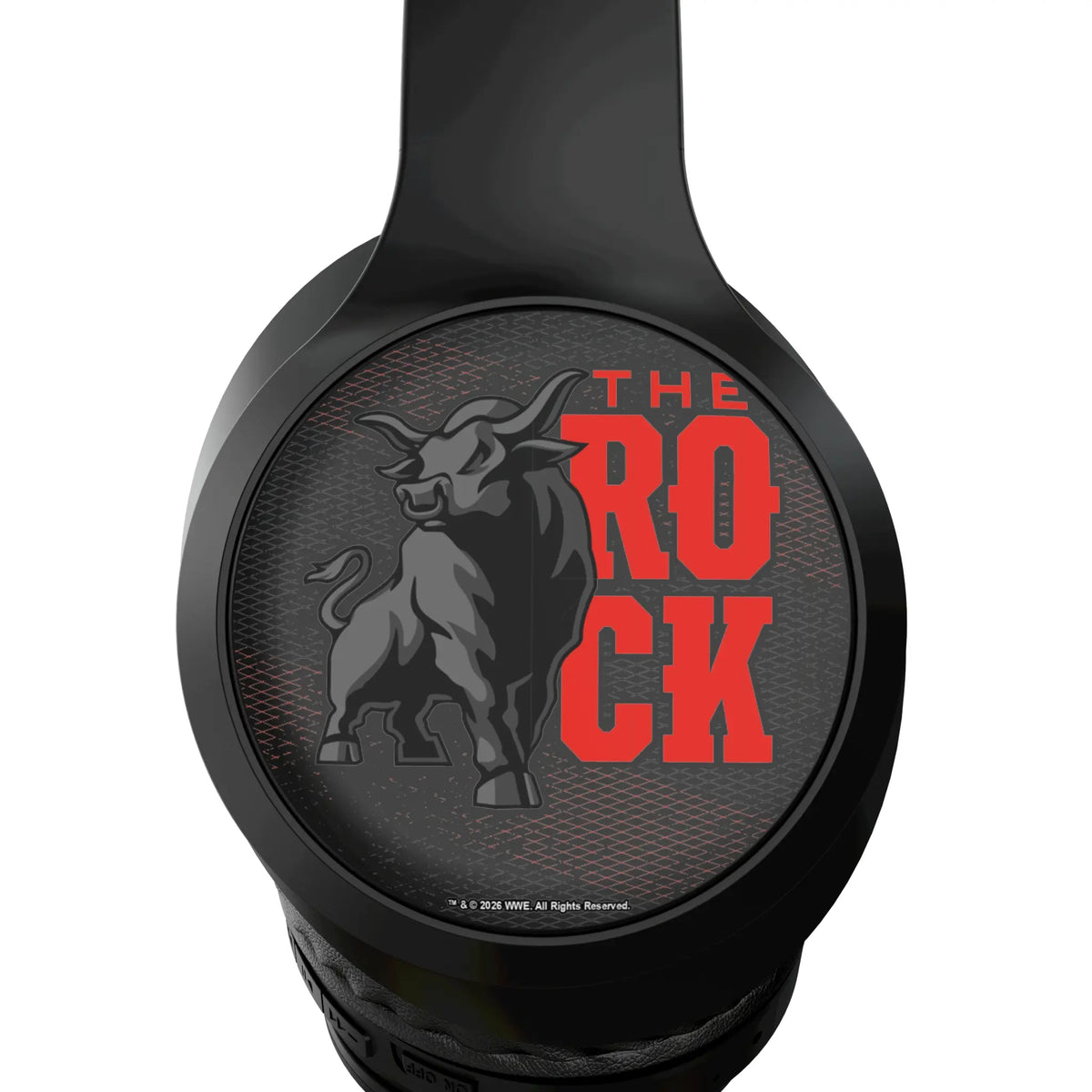 The Rock Steel Wireless Over-Ear Headphones With Case - Detail