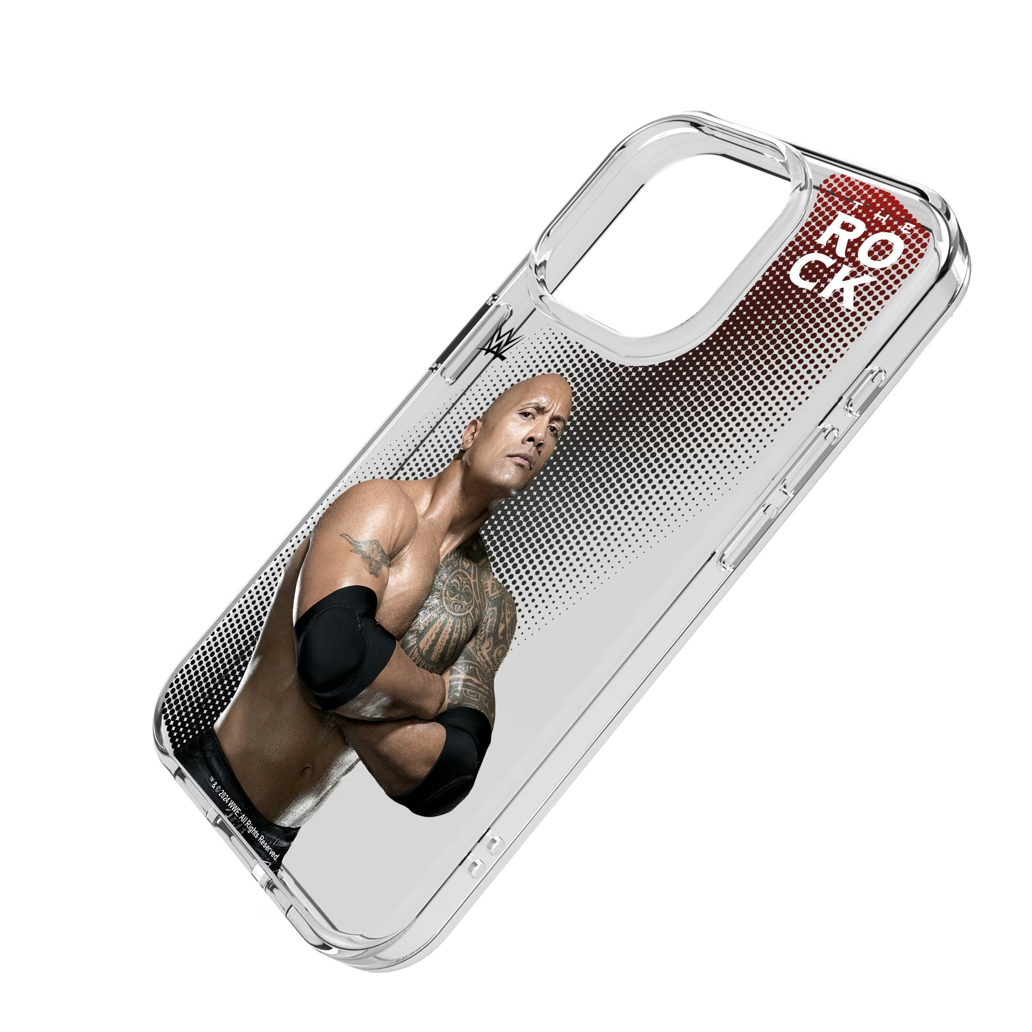 The Rock Superstar iPhone Clear Phone Case for Apple iPhone - Isometric View