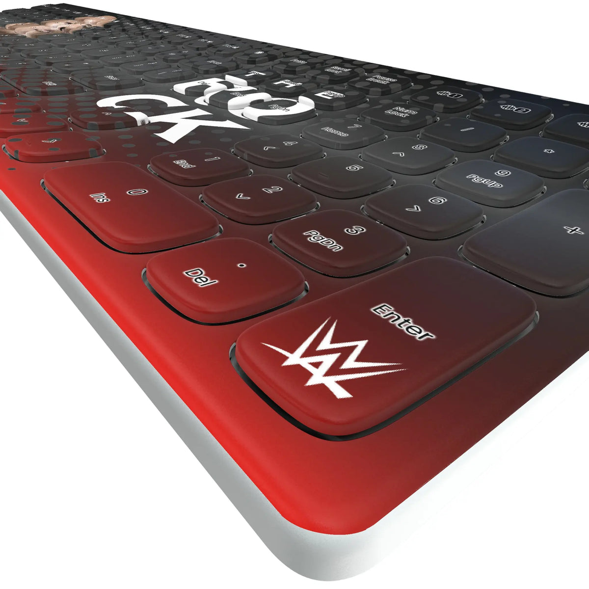 The Rock Superstar KKB605 Curved Wireless Keyboard - Detail