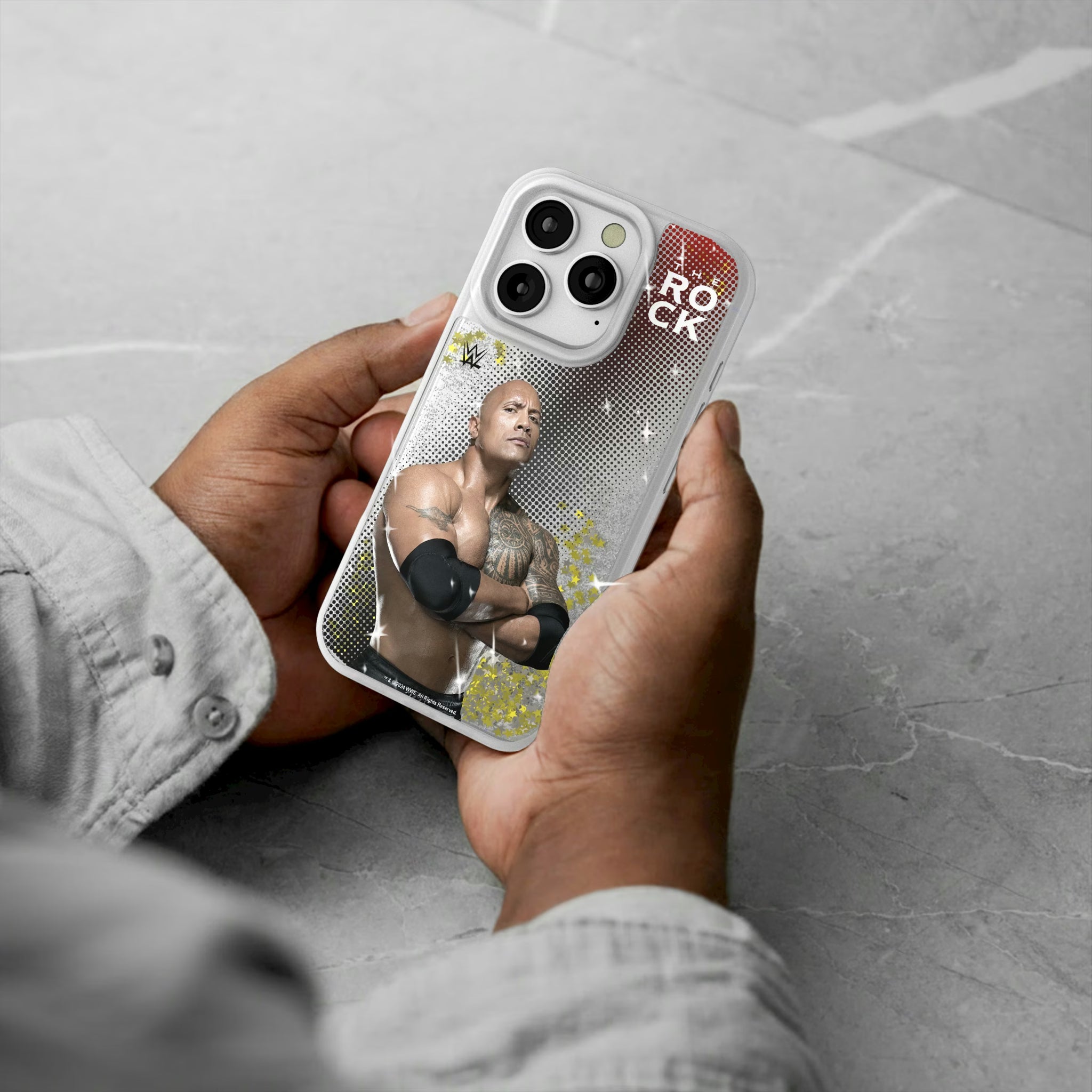 The Rock Superstar iPhone Glitter Phone Case for Apple iPhone - Lifestyle#Device_iPhone 16 Pro