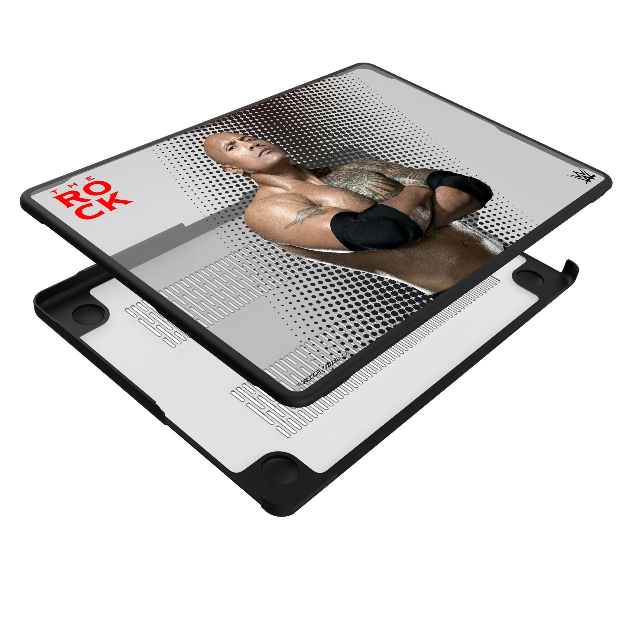 The Rock Superstar MacBook Laptop Case for Apple MacBook - Isometric View#Device_MacBook Pro (14-inch, 2021) / MacBook Pro (14-inch, 2023) / MacBook Pro (14-inch, 2024)