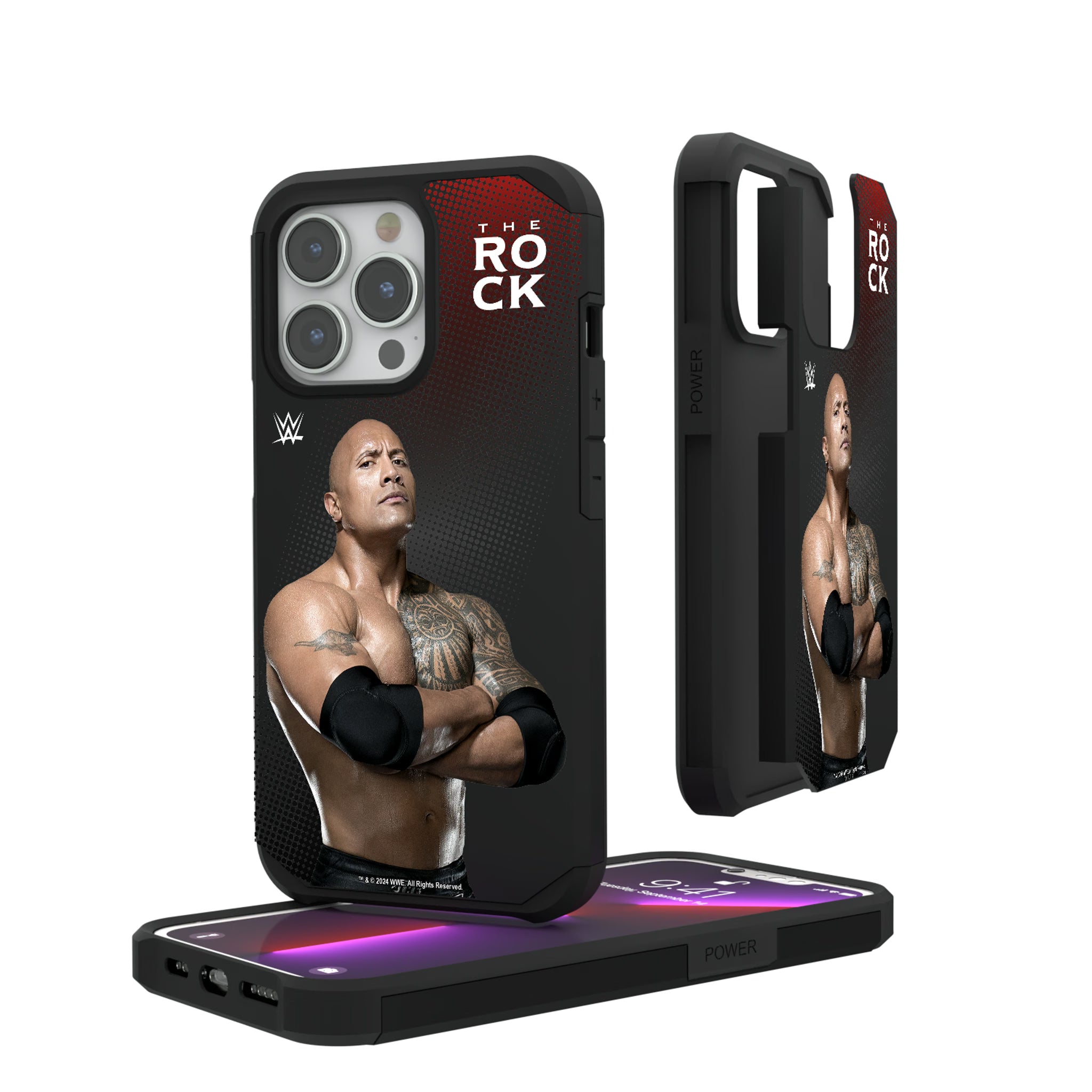 The Rock Superstar iPhone Rugged Phone Case for Apple iPhone#Device_iPhone 13 Pro