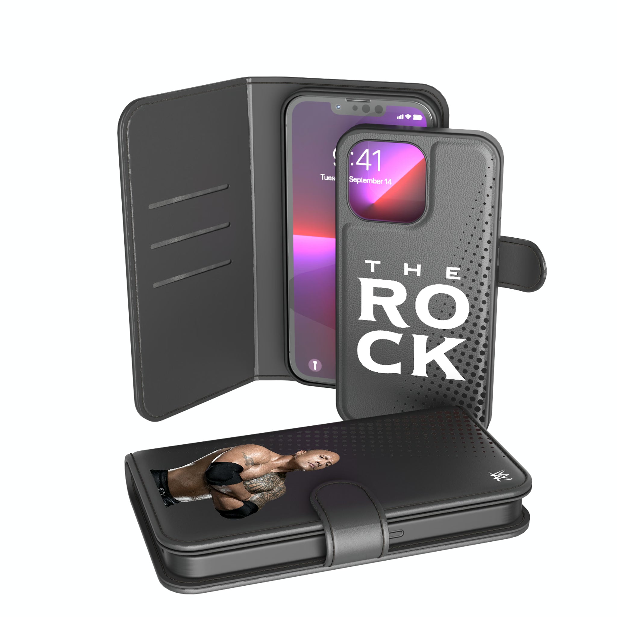 The Rock Superstar iPhone Wallet Phone Case for Apple iPhone