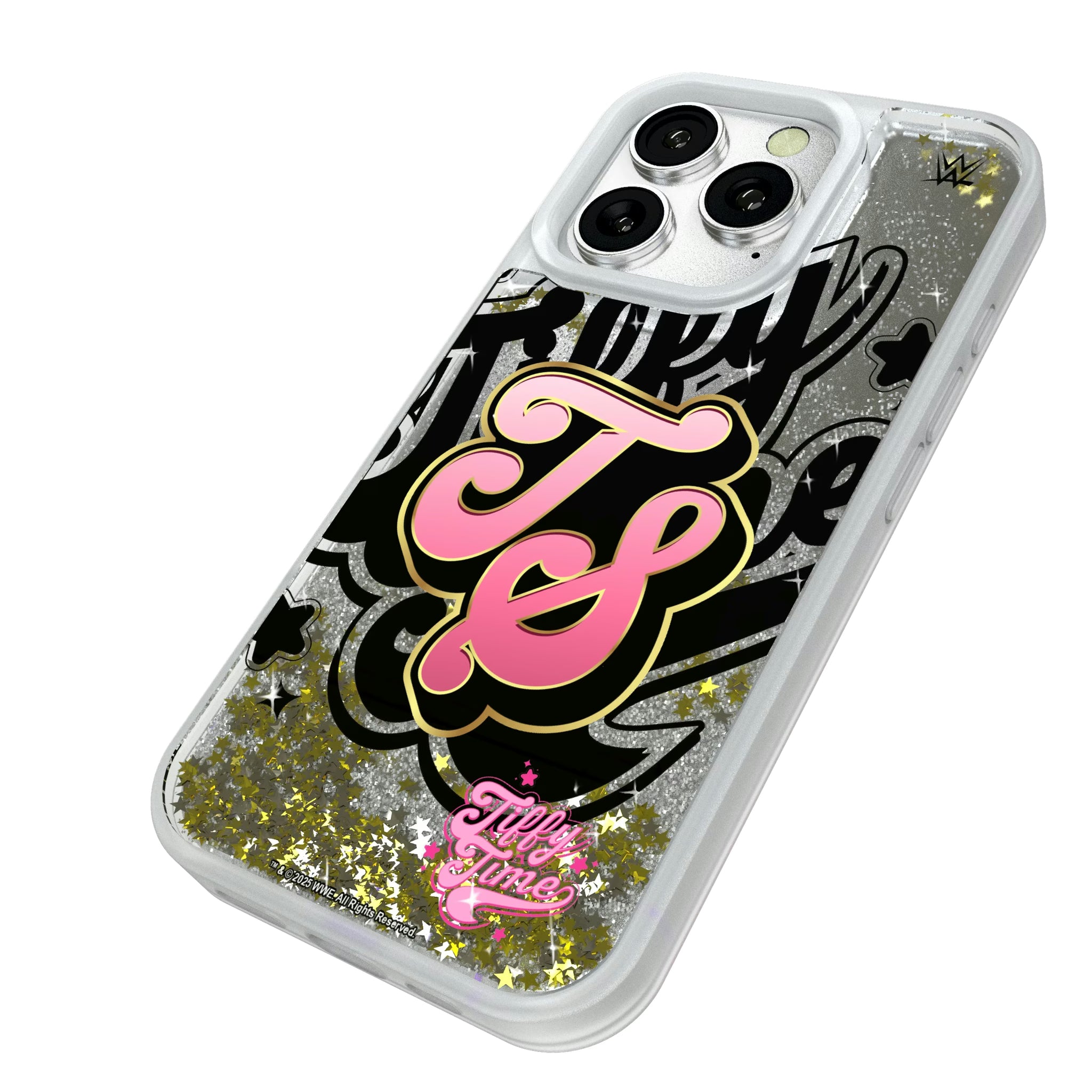 Tiffany Stratton Impact iPhone Glitter Phone Case for Apple iPhone - Isometric View#Device_iPhone 16 Pro