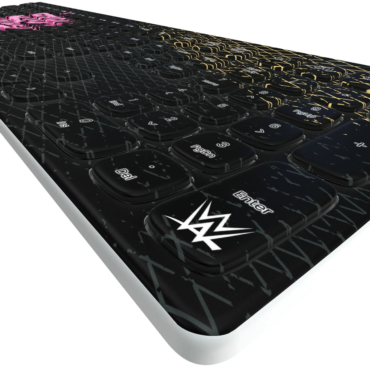 Tiffany Stratton Steel KKB605 Curved Wireless Keyboard - Detail