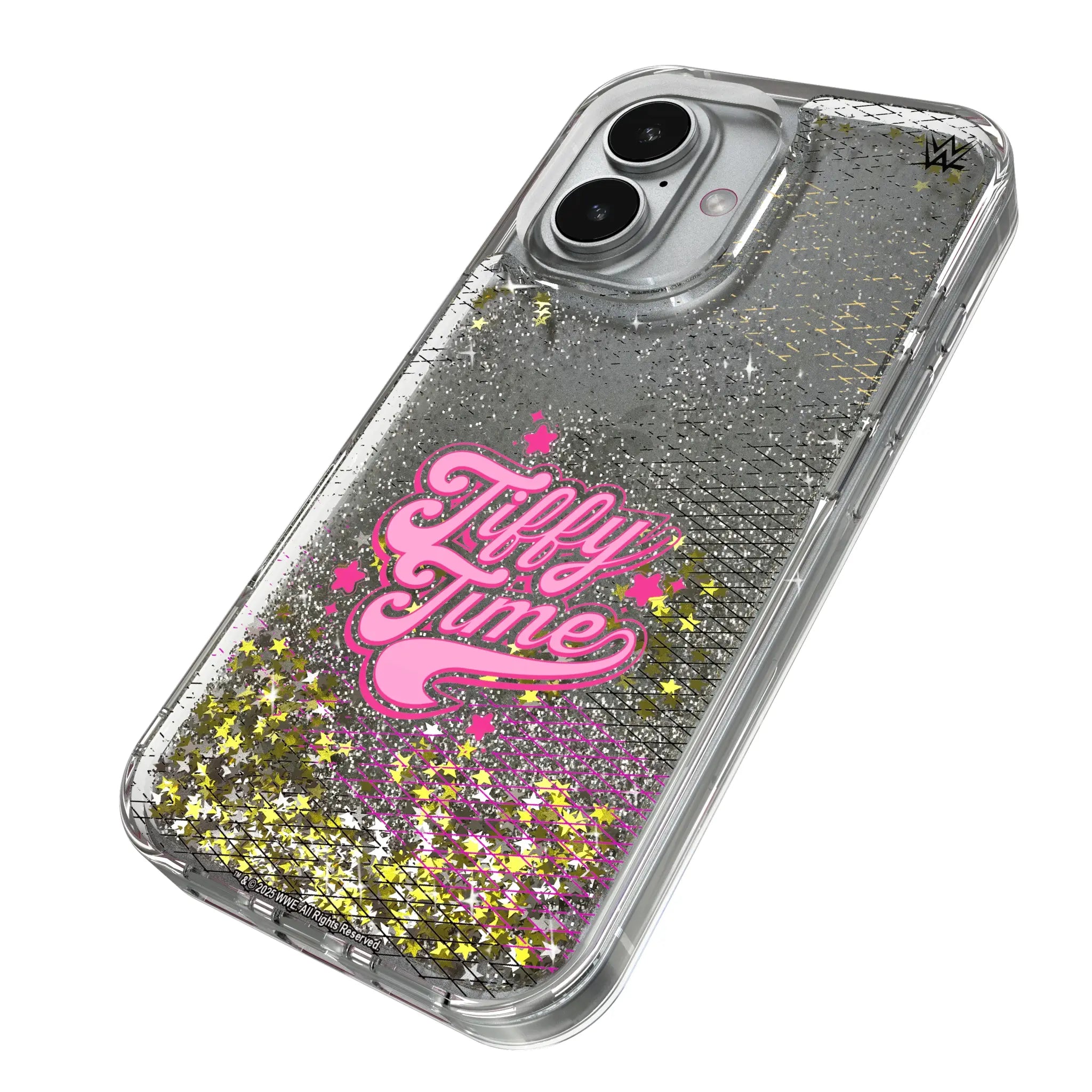Tiffany Stratton Steel iPhone Glitter Phone Case for Apple iPhone - Isometric View