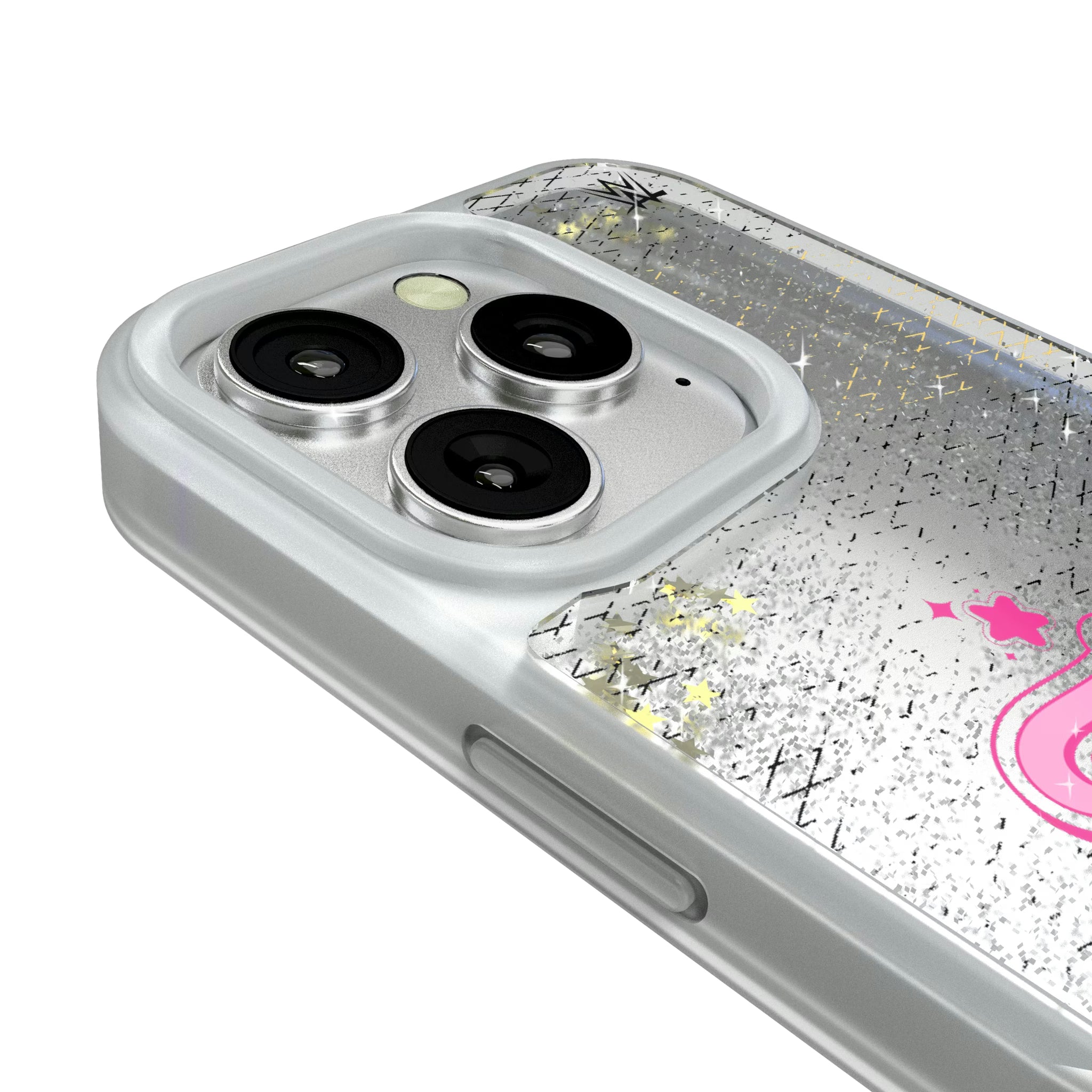 Tiffany Stratton Steel iPhone Glitter Phone Case for Apple iPhone - Detail#Device_iPhone 16 Pro