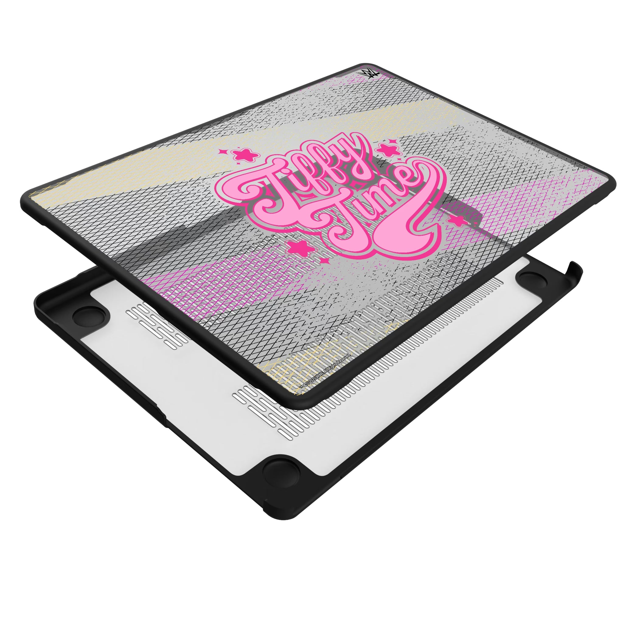 Tiffany Stratton Steel MacBook Laptop Case for Apple MacBook - Isometric View#Device_MacBook Pro (14-inch, 2021) / MacBook Pro (14-inch, 2023) / MacBook Pro (14-inch, 2024)