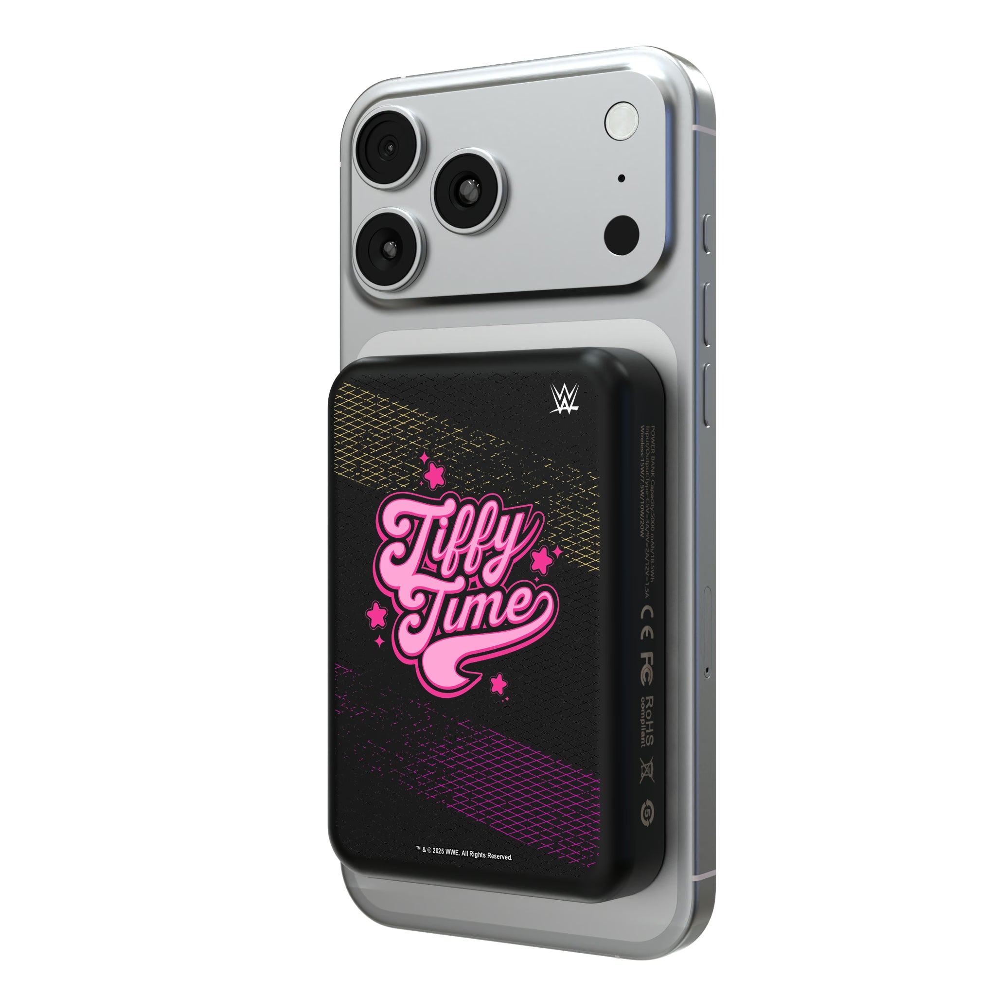 Tiffany Stratton Steel Wireless Mag Power Bank
