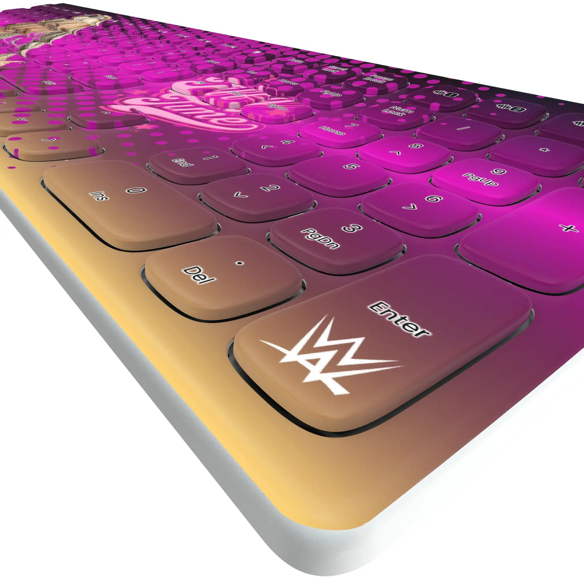 Tiffany Stratton Superstar KKB605 Curved Wireless Keyboard - Detail