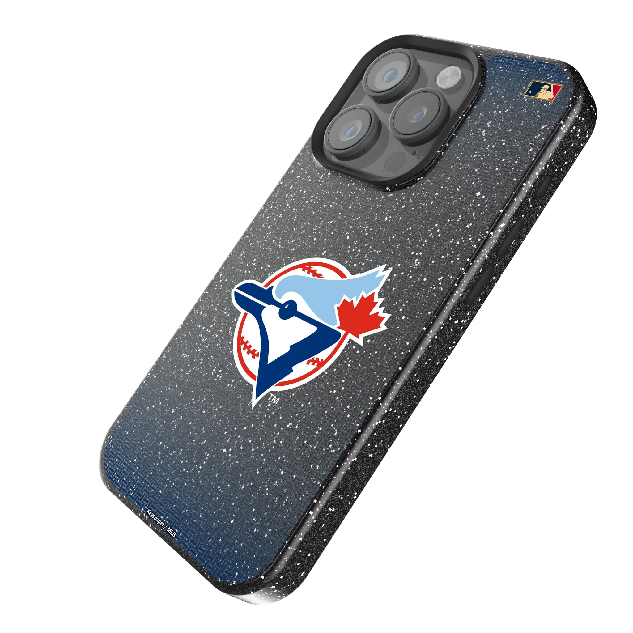 Toronto Blue Jays 1977-1988 - Cooperstown Collection Linen iPhone Bling Phone Case for Apple iPhone - Isometric View