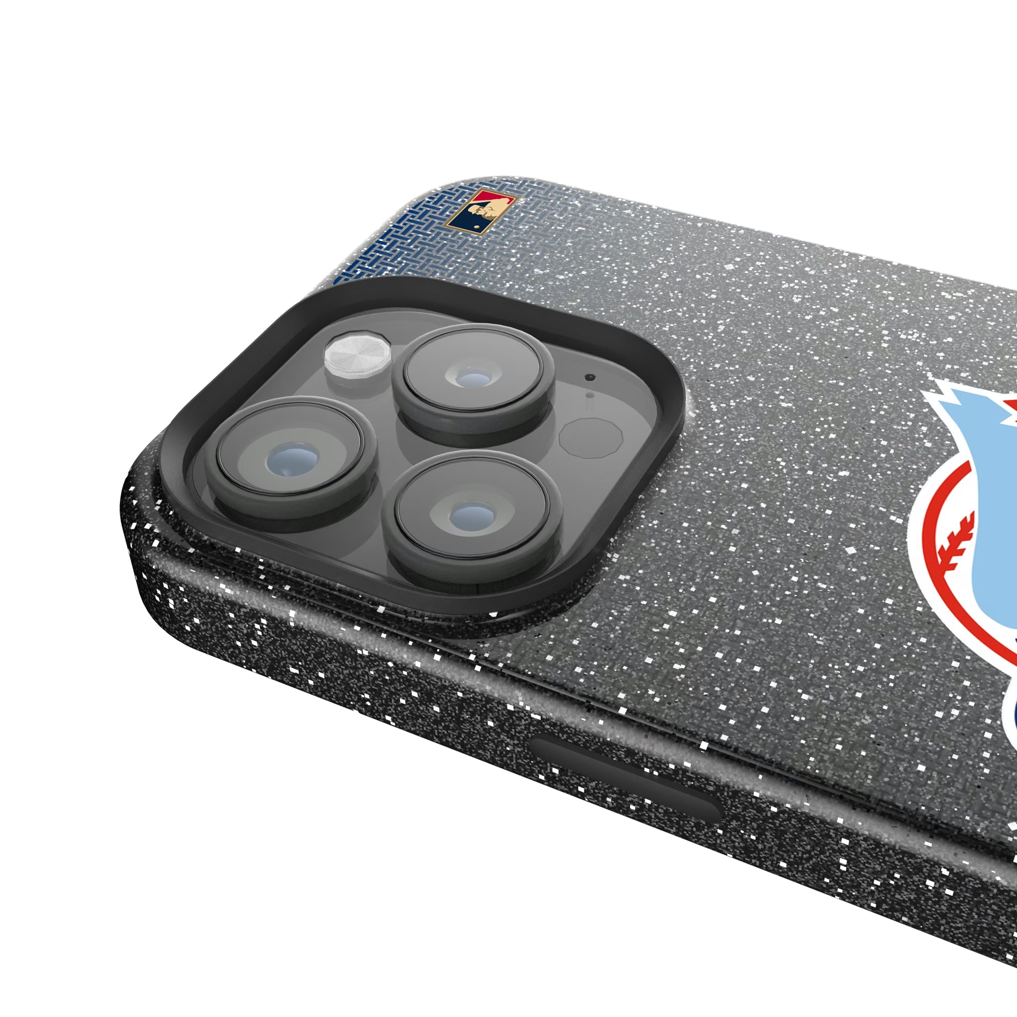 Toronto Blue Jays 1977-1988 - Cooperstown Collection Linen iPhone Bling Phone Case for Apple iPhone - Detail