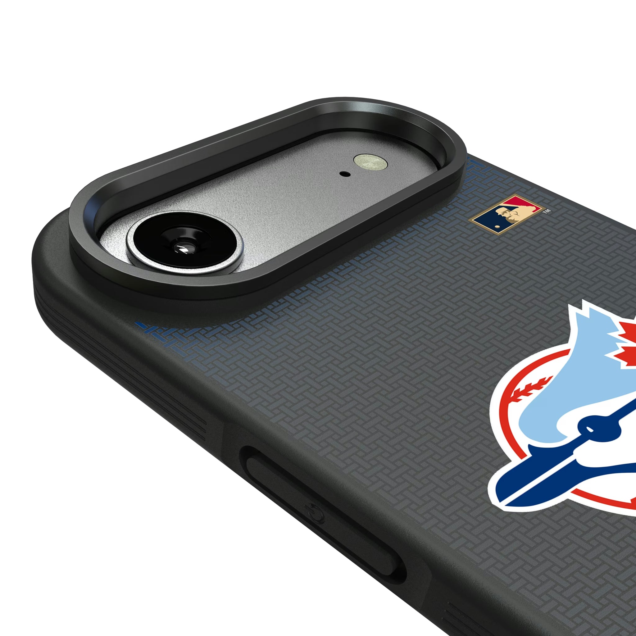 Toronto Blue Jays 1977-1988 - Cooperstown Collection Linen iPhone Bump Phone Case for Apple iPhone - Detail#Device_iPhone Air