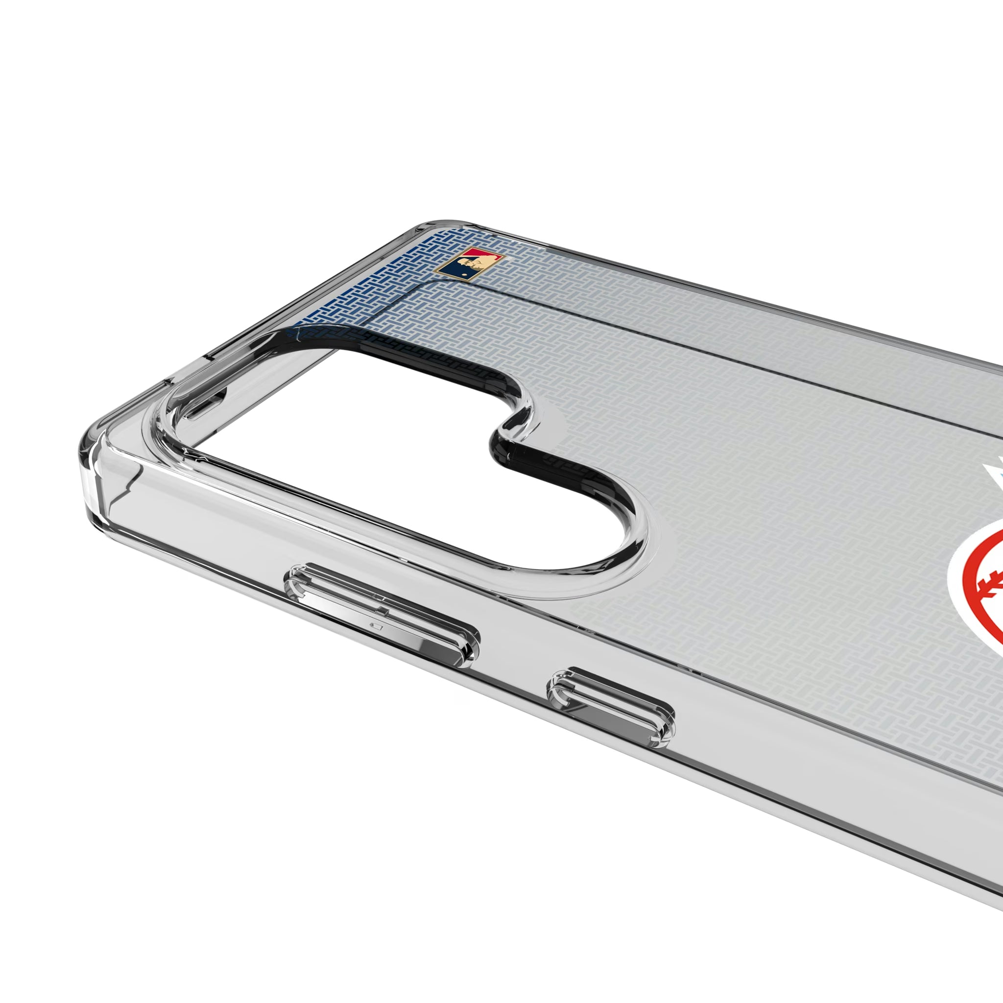 Toronto Blue Jays 1977-1988 - Cooperstown Collection Linen Galaxy Clear Phone Case for Samsung Galaxy - Detail