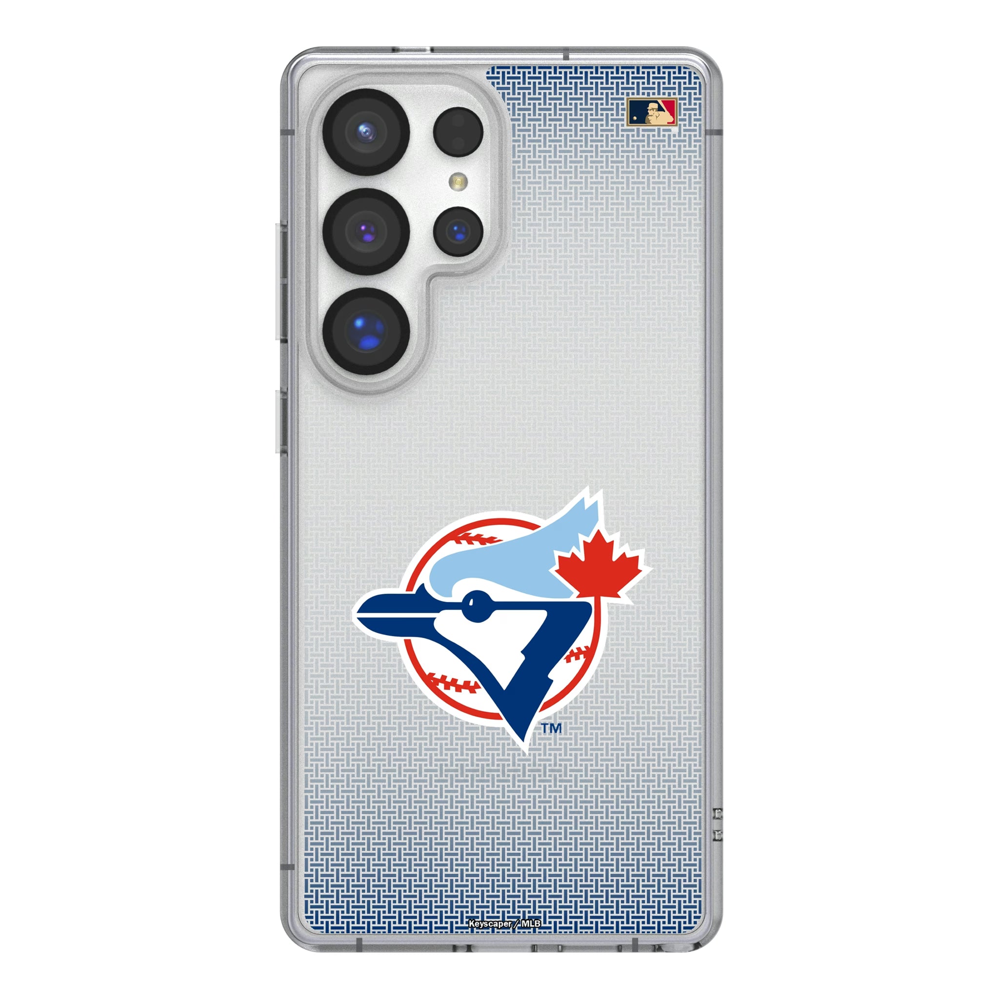 Toronto Blue Jays 1977-1988 - Cooperstown Collection Linen Galaxy Clear Phone Case for Samsung Galaxy