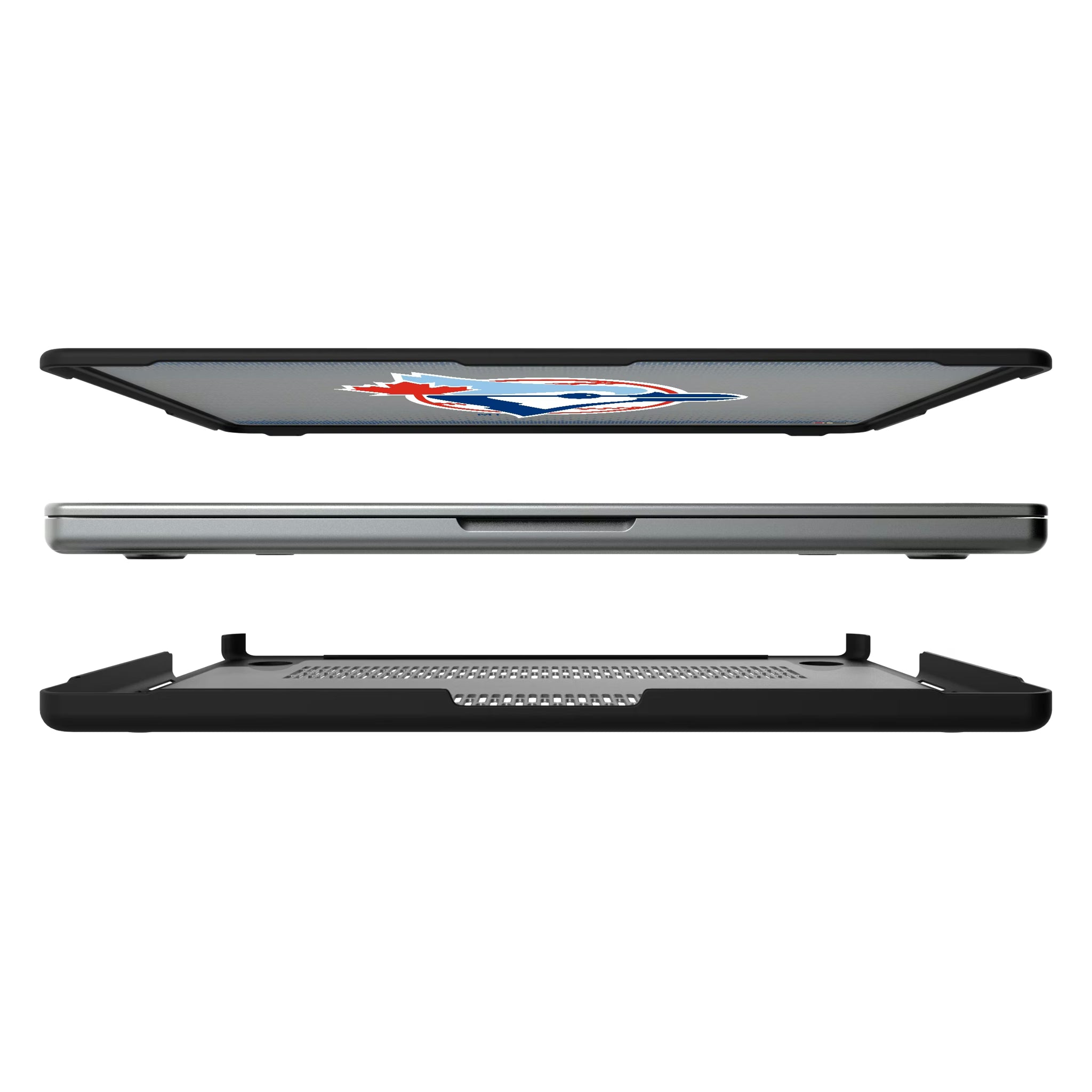 Toronto Blue Jays 1977-1988 - Cooperstown Collection Linen MacBook Laptop Case for Apple MacBook#Device_MacBook Pro (14-inch, 2021) / MacBook Pro (14-inch, 2023) / MacBook Pro (14-inch, 2024)