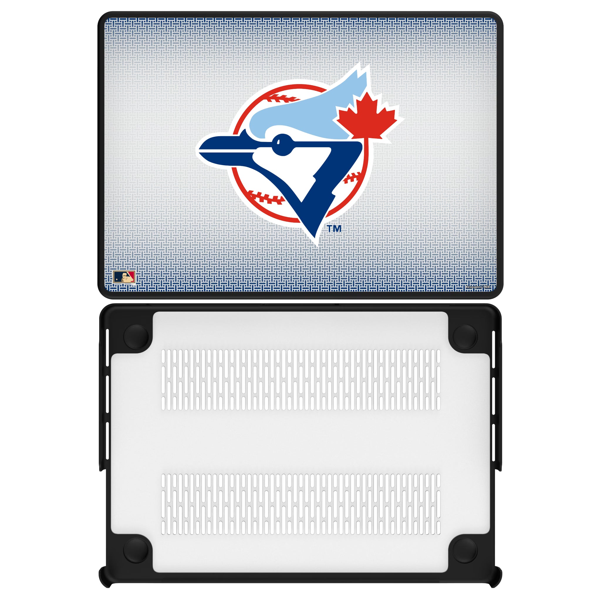 Toronto Blue Jays 1977-1988 - Cooperstown Collection Linen MacBook Laptop Case for Apple MacBook#Device_MacBook Pro (14-inch, 2021) / MacBook Pro (14-inch, 2023) / MacBook Pro (14-inch, 2024)