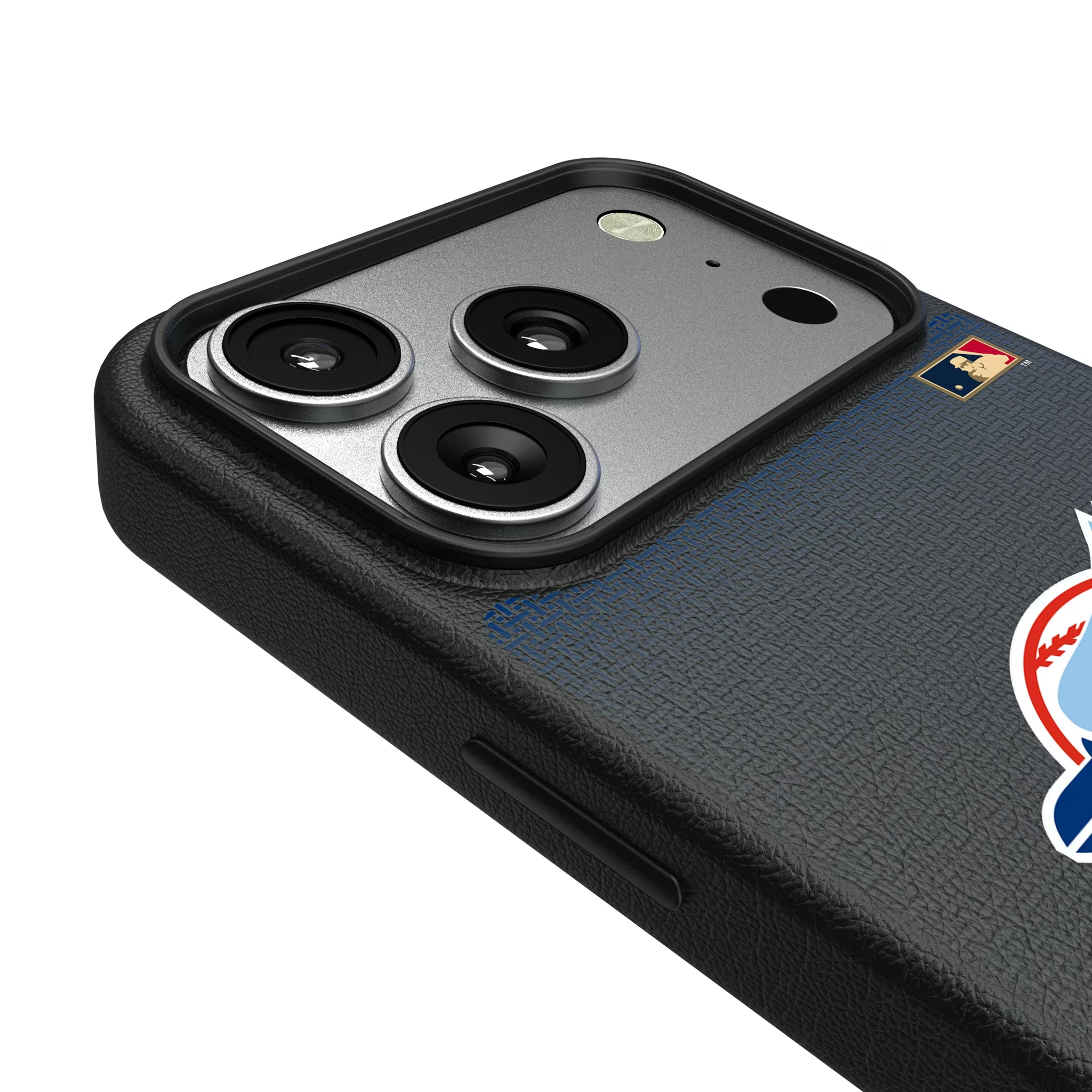 Toronto Blue Jays 1977-1988 - Cooperstown Collection Linen iPhone MagSafe Compatible Phone Case for Apple iPhone - Detail#Device_iPhone 17 Pro
