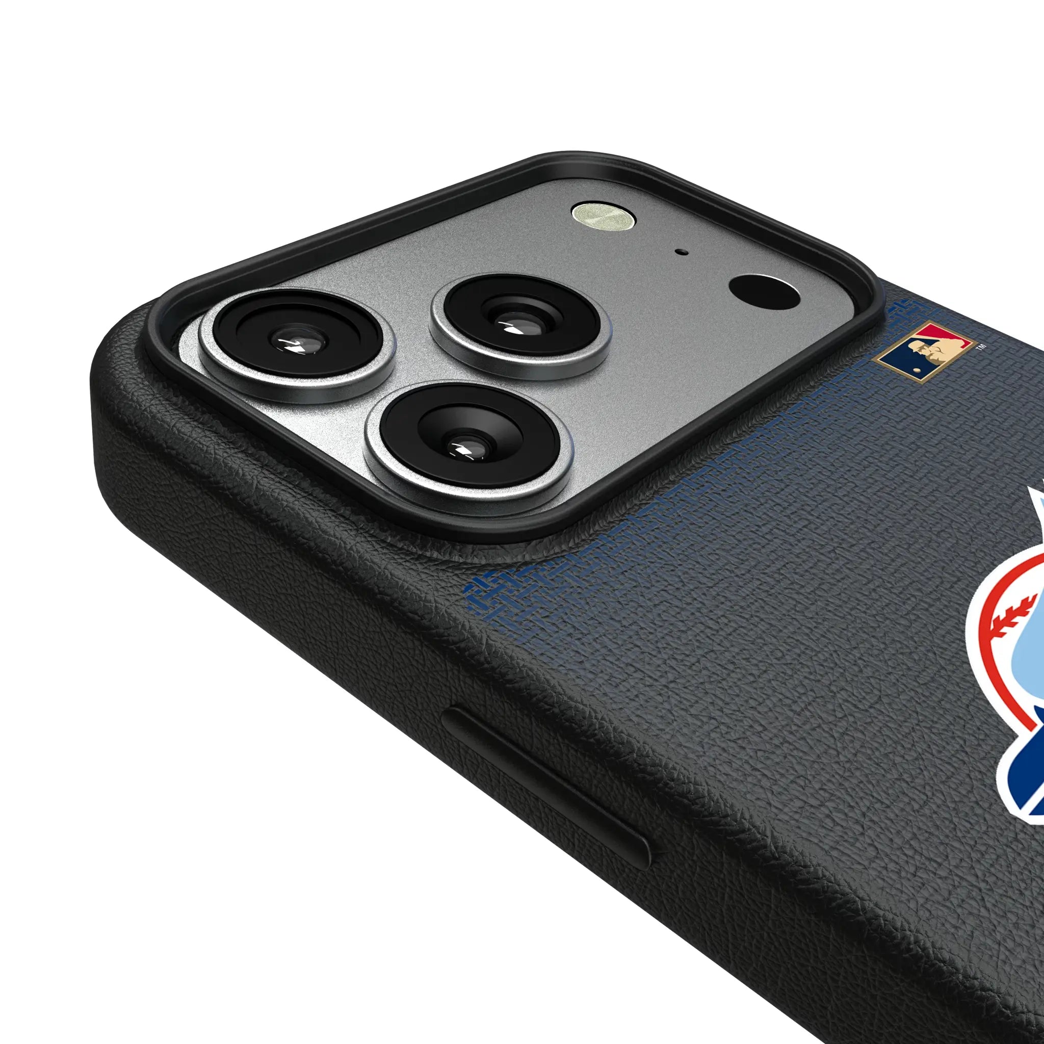 Toronto Blue Jays 1977-1988 - Cooperstown Collection Linen iPhone MagSafe Compatible Phone Case for Apple iPhone - Detail#Device_iPhone 17 Pro