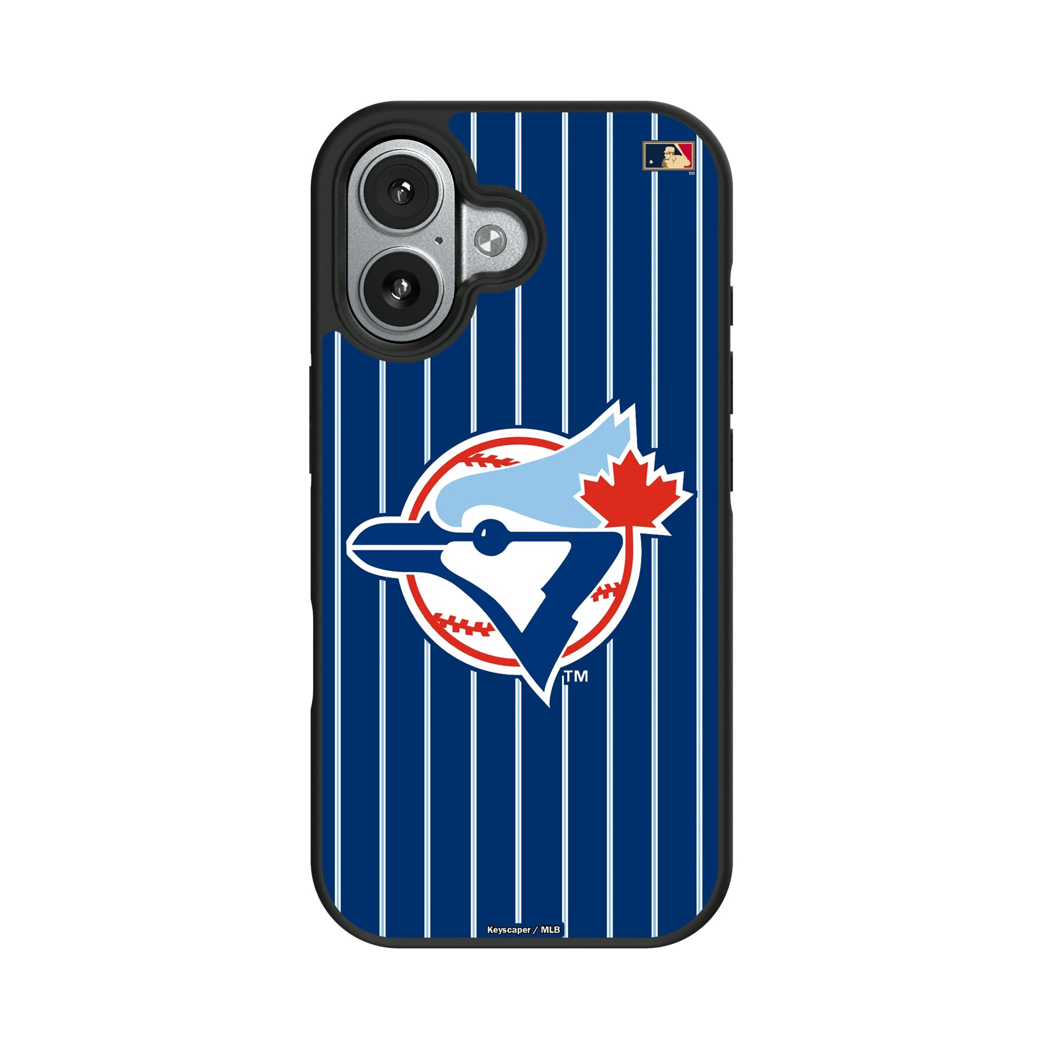 Toronto Blue Jays 1977-1988 - Cooperstown Collection Pinstripe iPhone Bump Phone Case for Apple iPhone#Device_iPhone 17