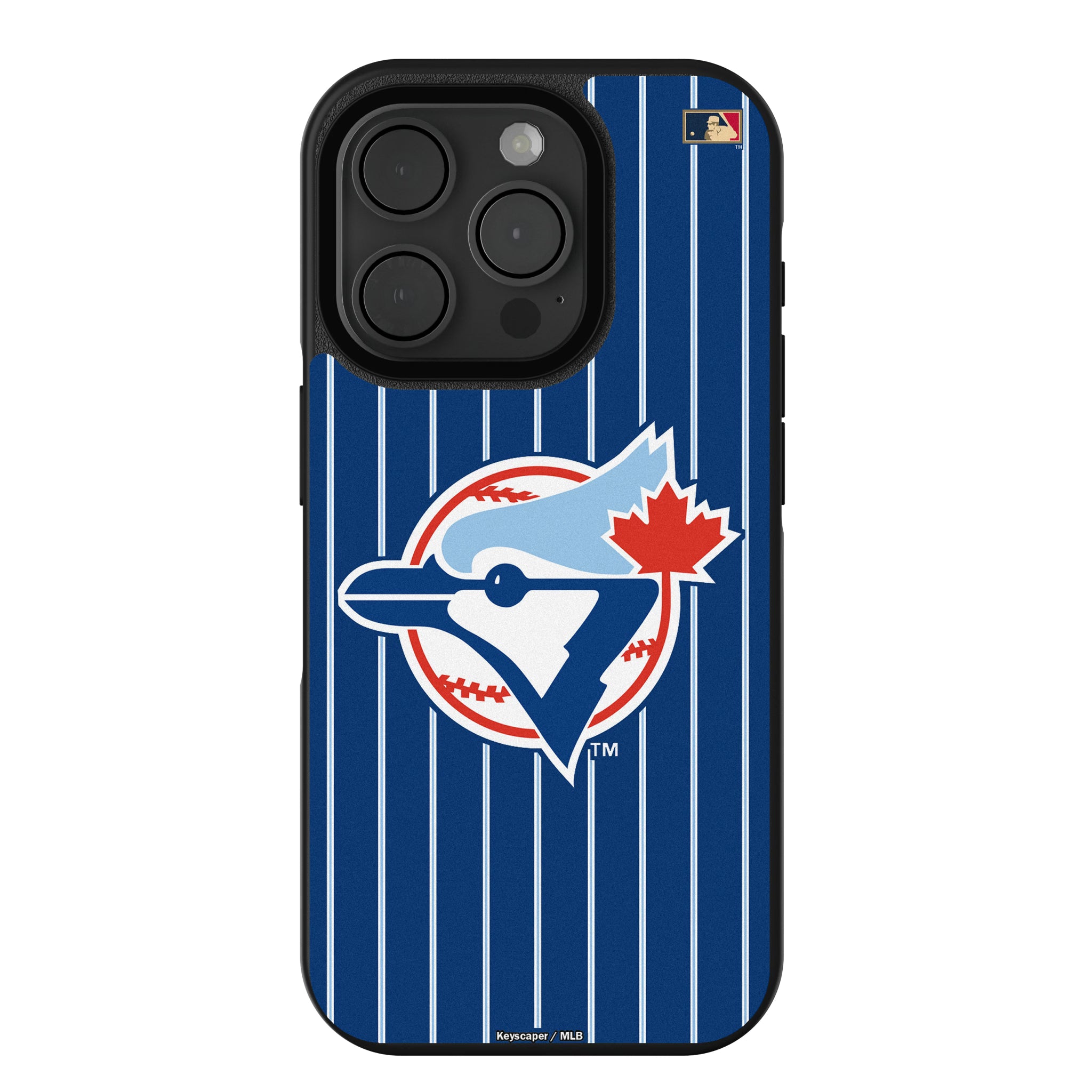 Toronto Blue Jays 1977-1988 - Cooperstown Collection Pinstripe iPhone Bump Phone Case for Apple iPhone